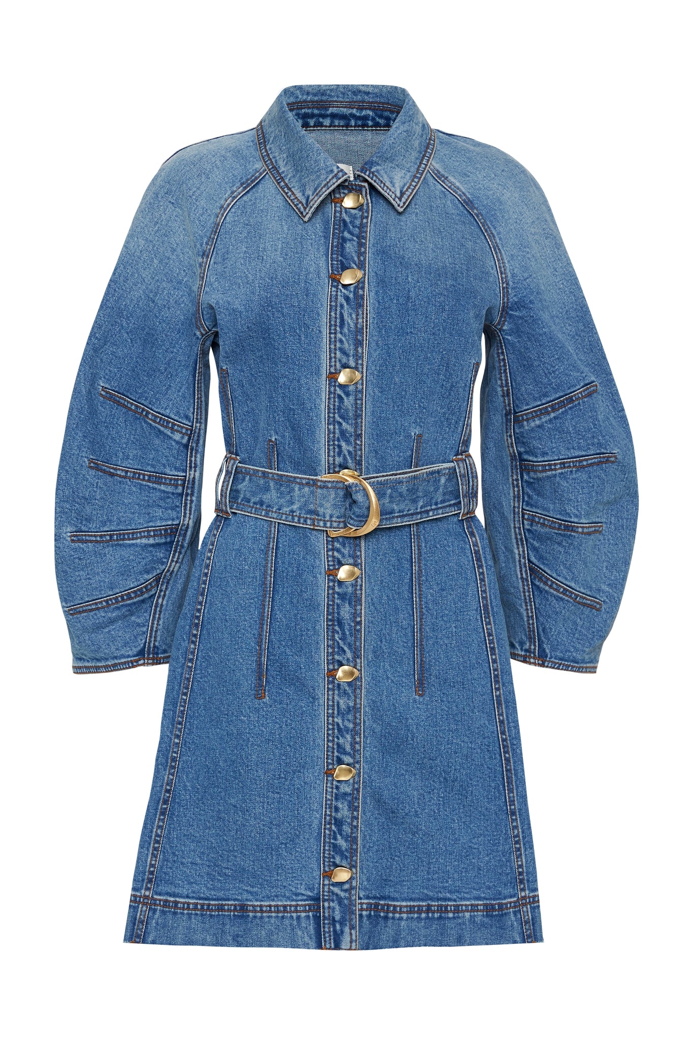Maya Denim Long Sleeve Dress