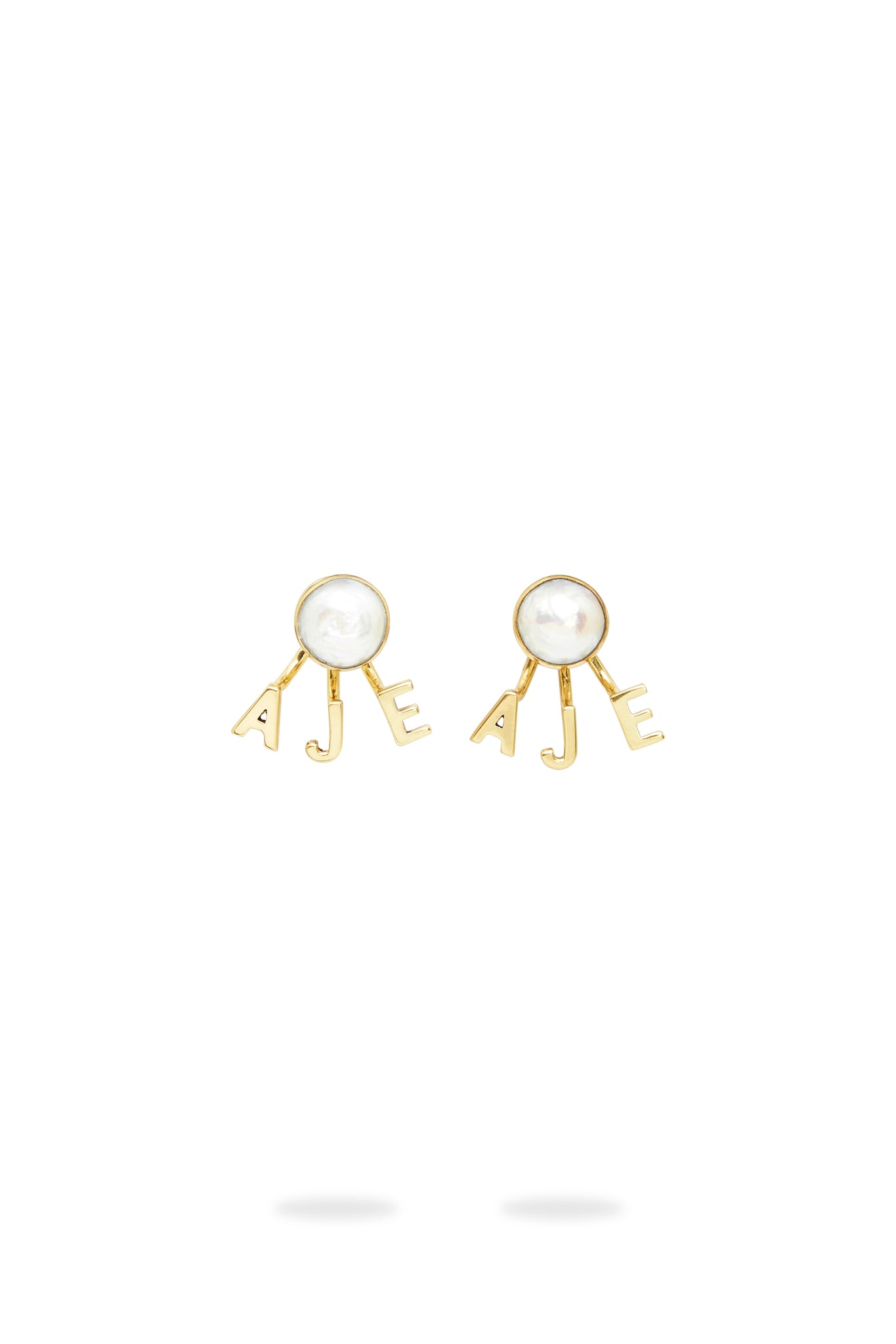 Aje Earlobe Pearl Studs