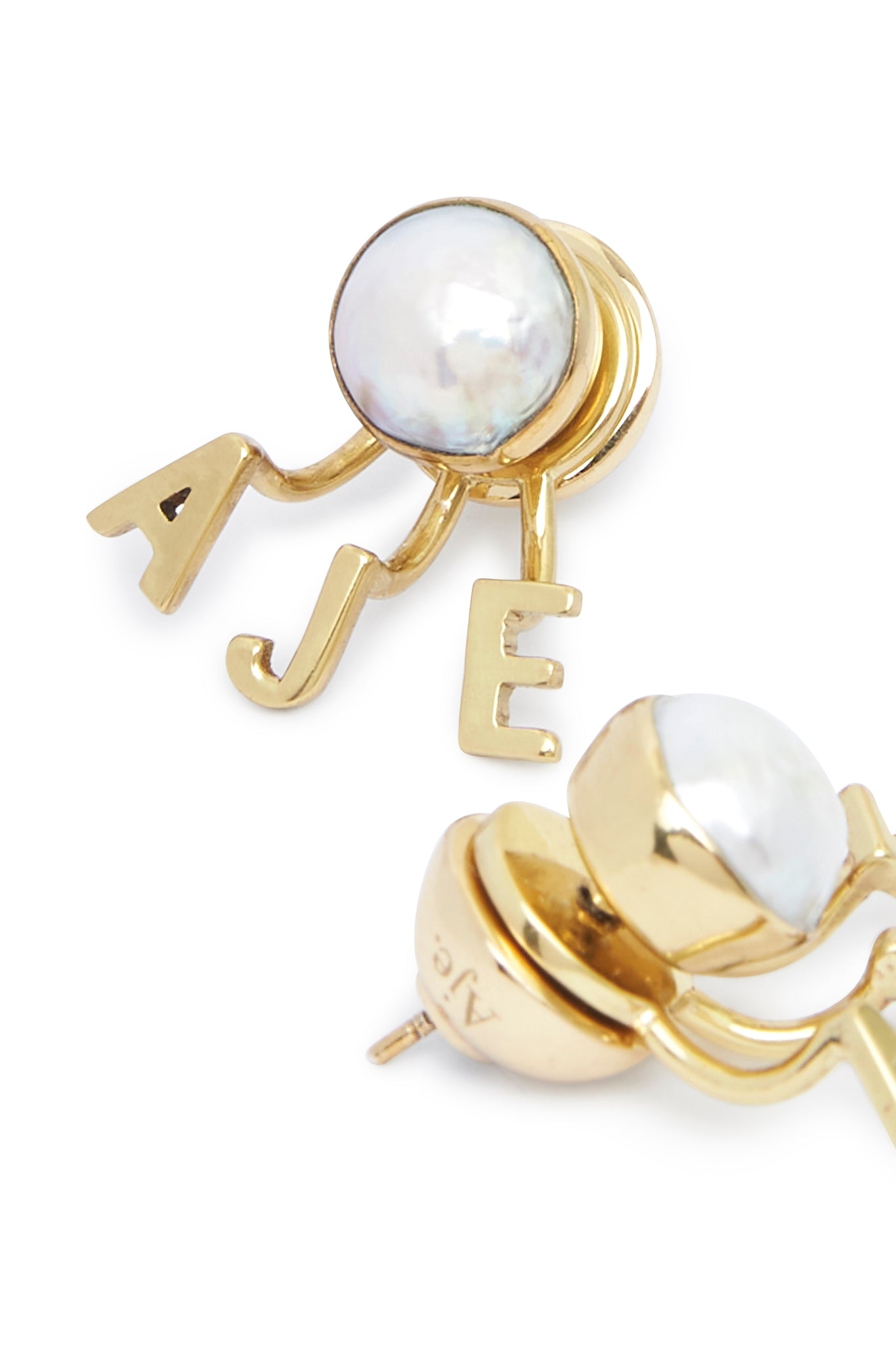 Aje Earlobe Pearl Studs