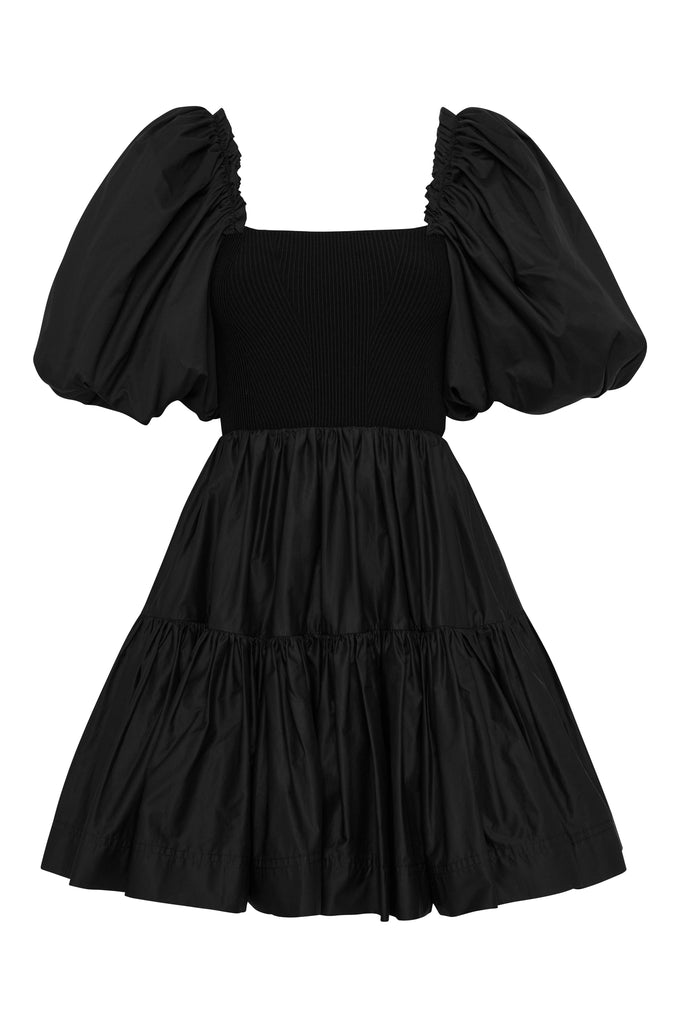 Casa Puff Sleeve Mini Dress | Black | Aje – Aje AU