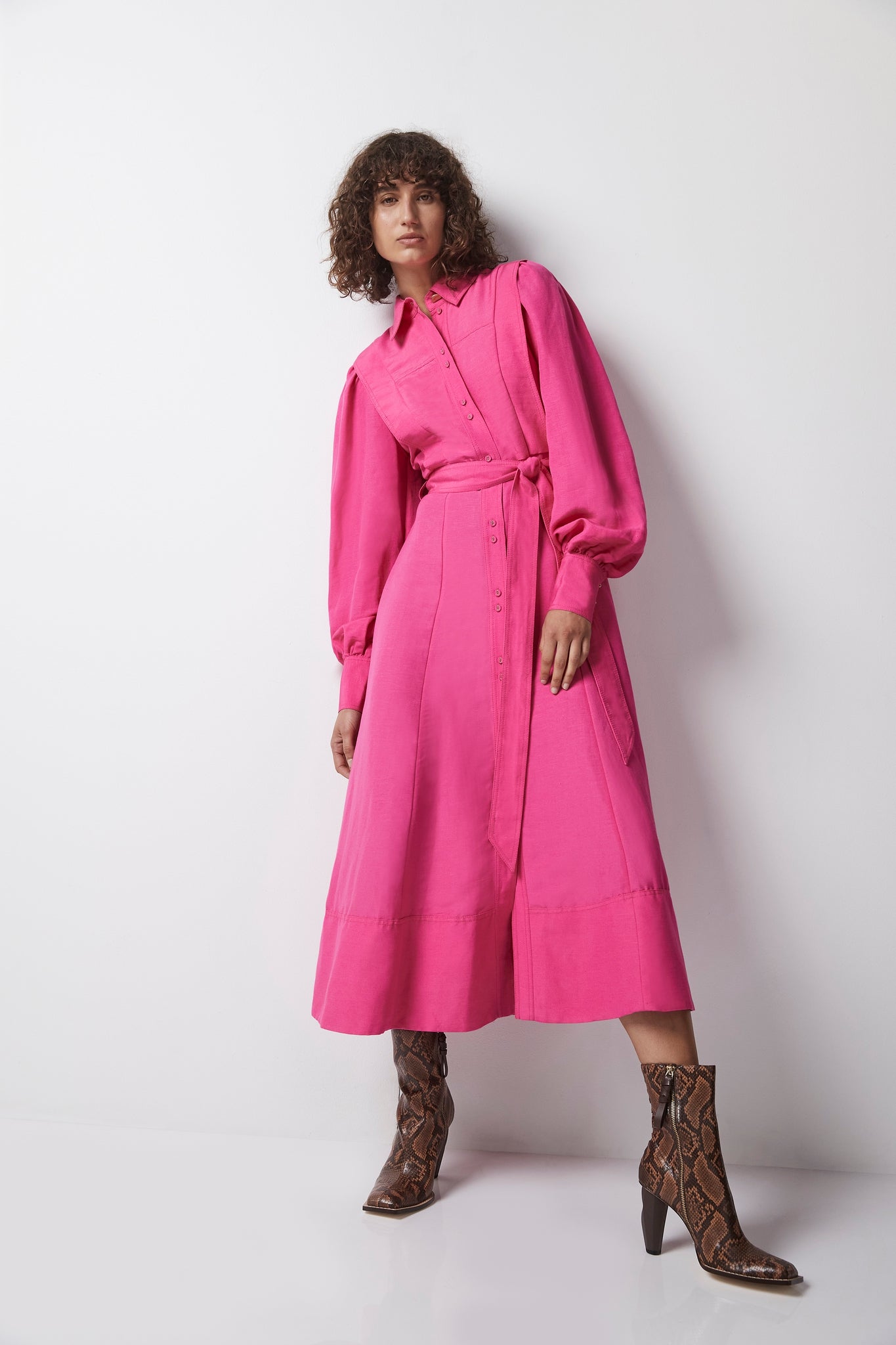 Admiration Midi Shirt Dress
