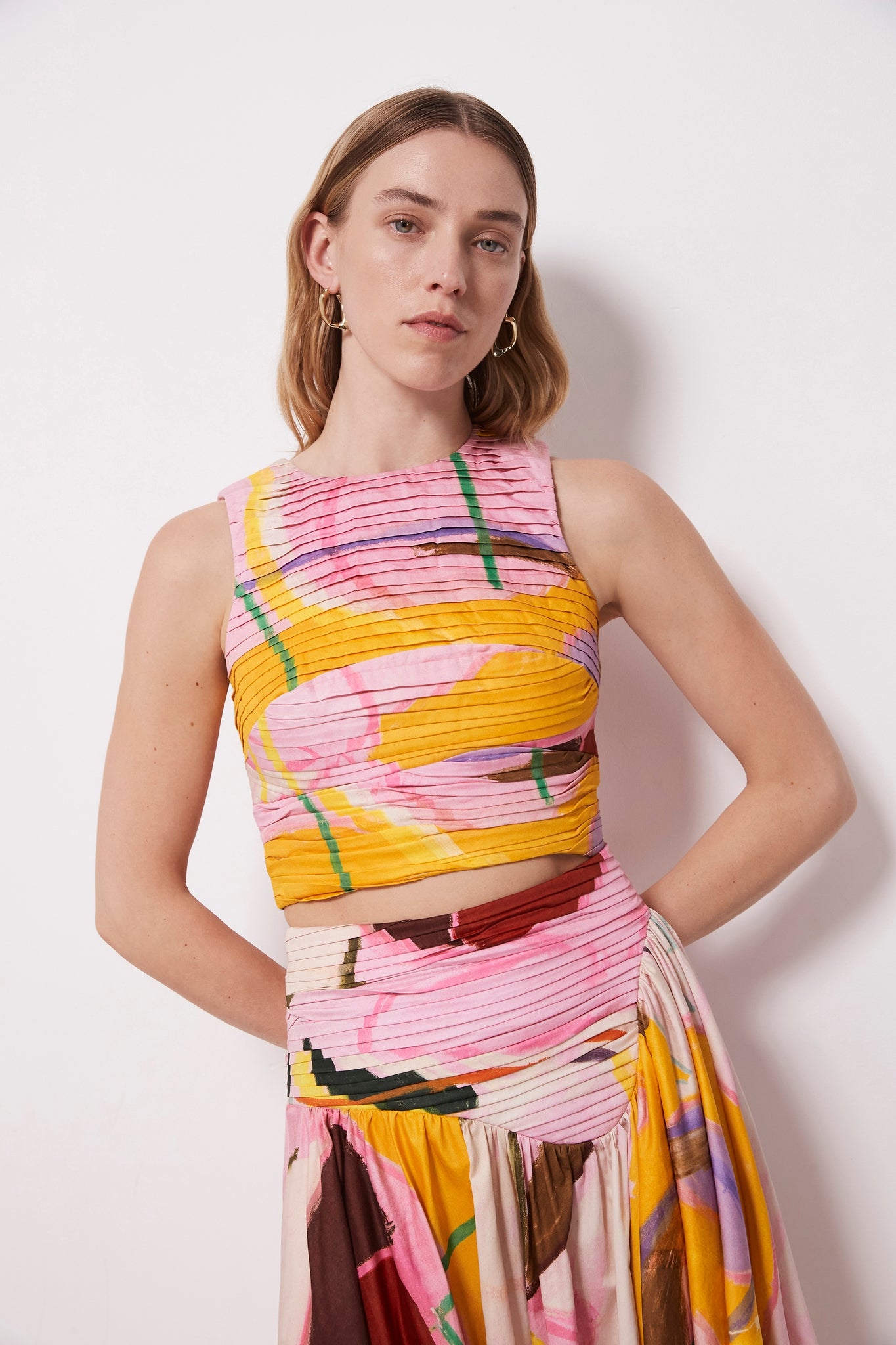 Palette Ruched Top