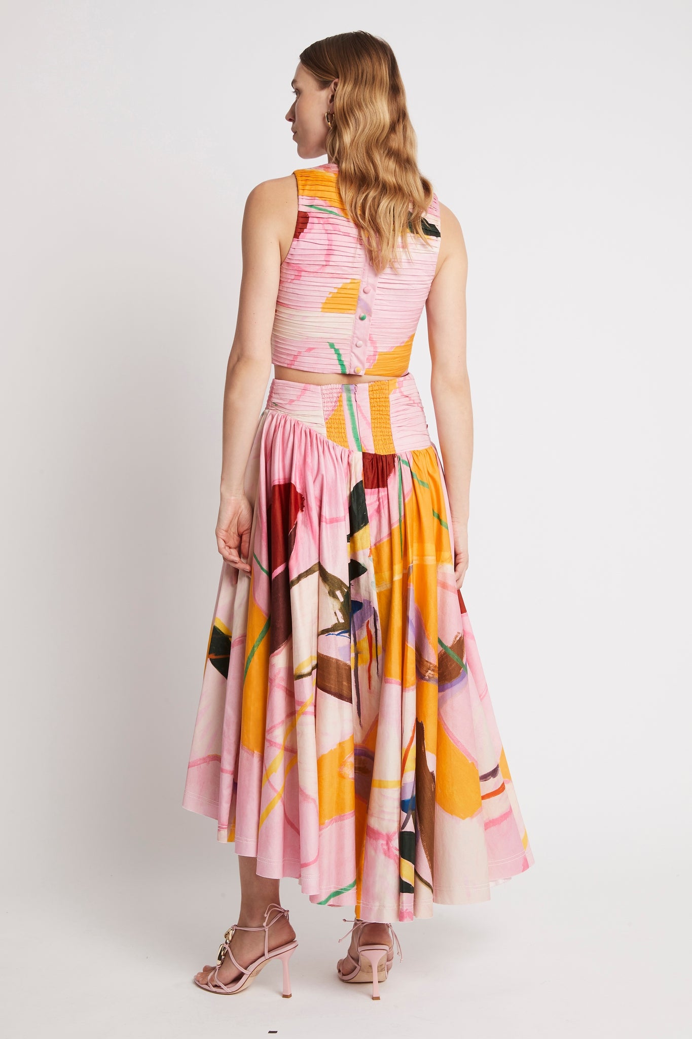 Jolie Asymmetric Midi Skirt