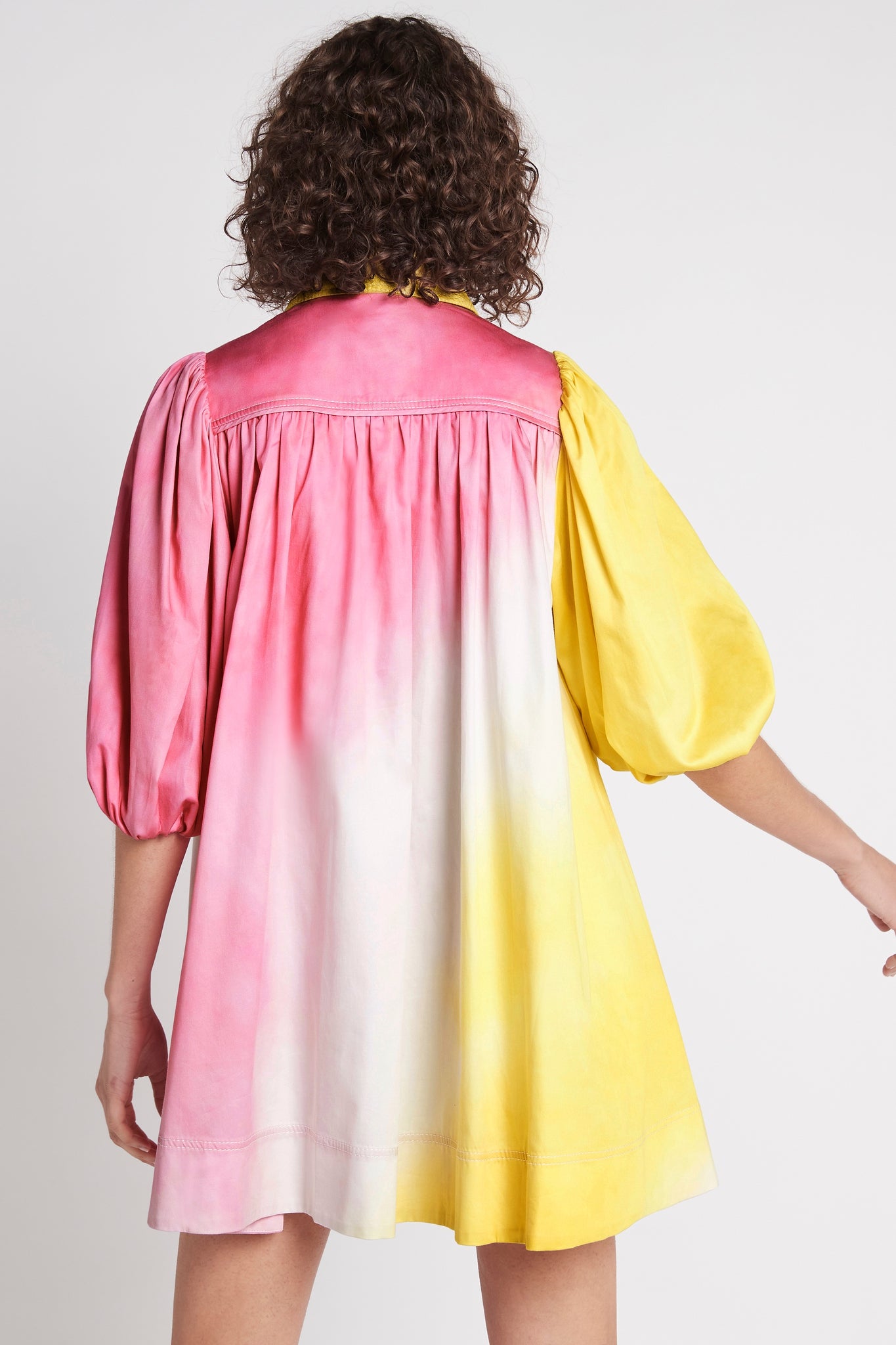 Cloud Burst Smock Mini Dress