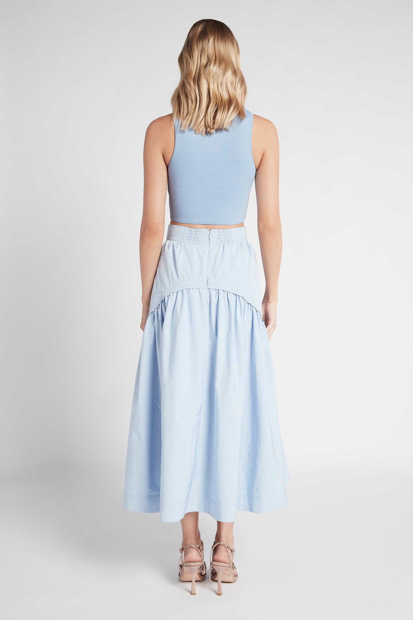 Cosmos Drawstring Midi Skirt