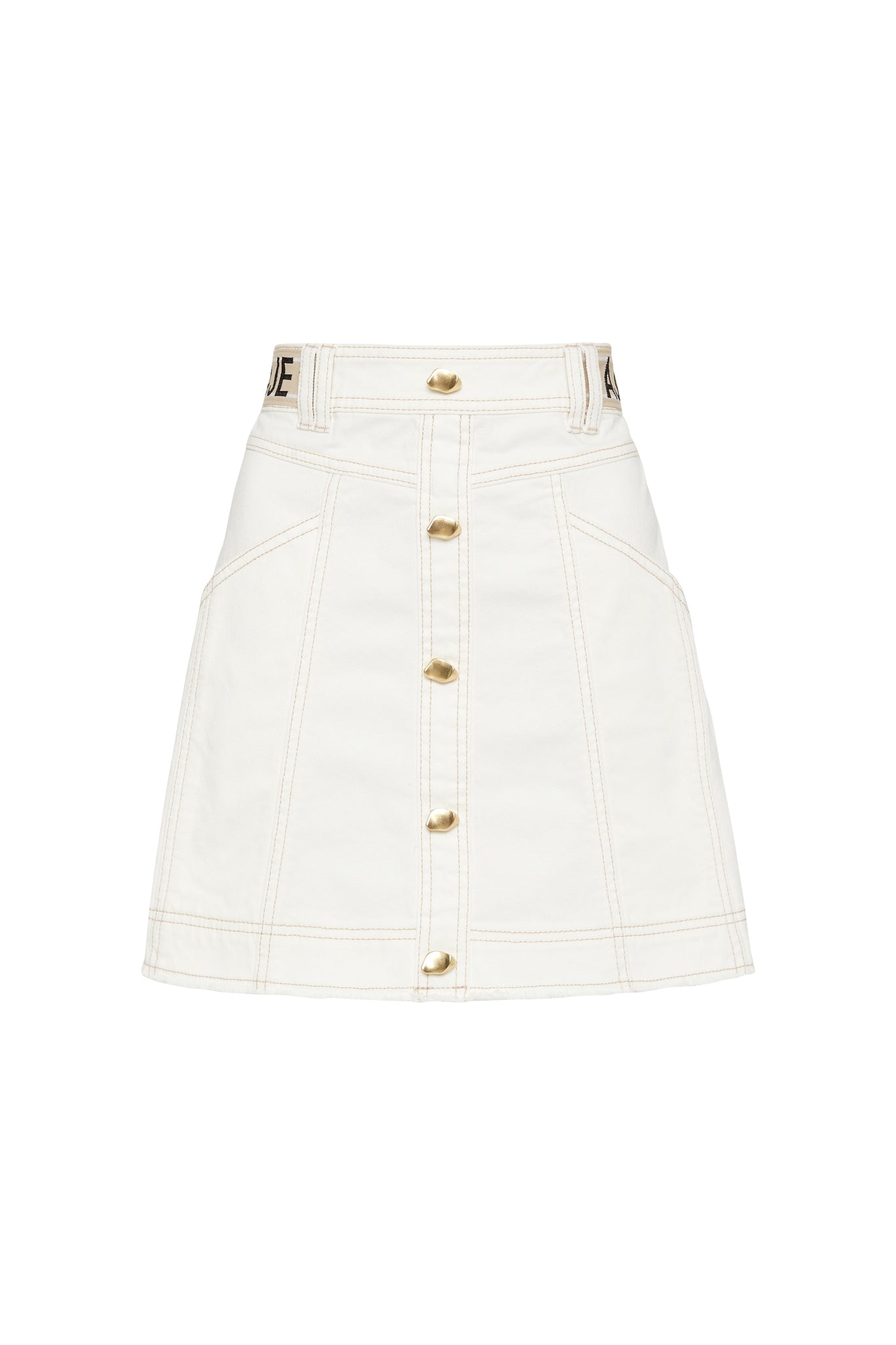 Camellia Denim Mini Skirt