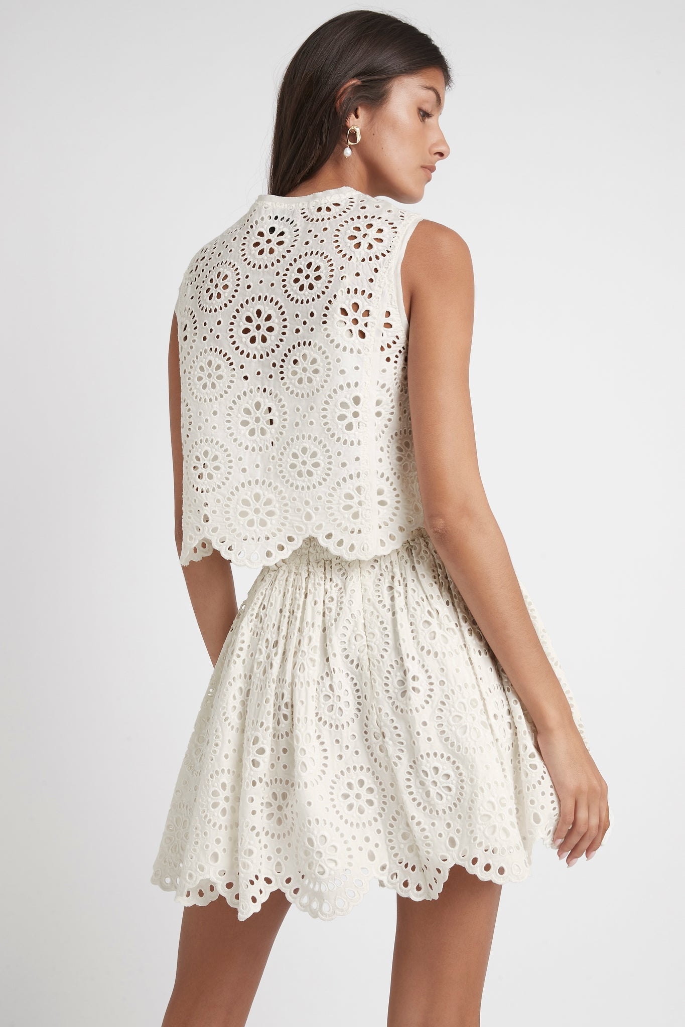 Salita Broderie Shell Top