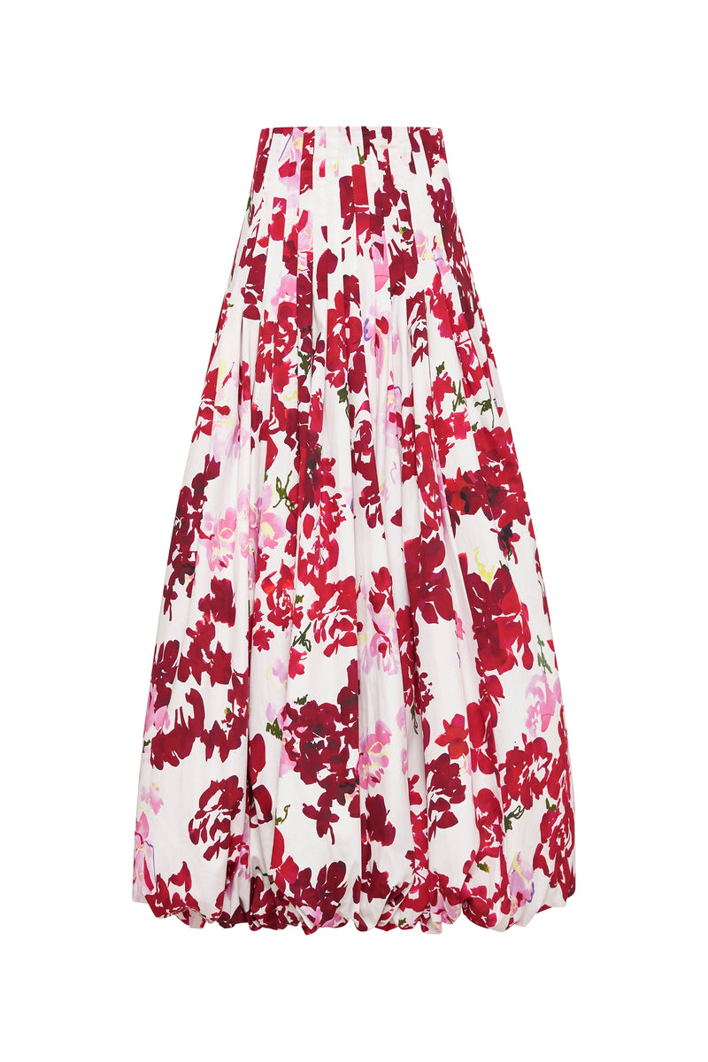 Cherie Bubble Midi Skirt | Roses Of Provence Print | Aje – Aje AU