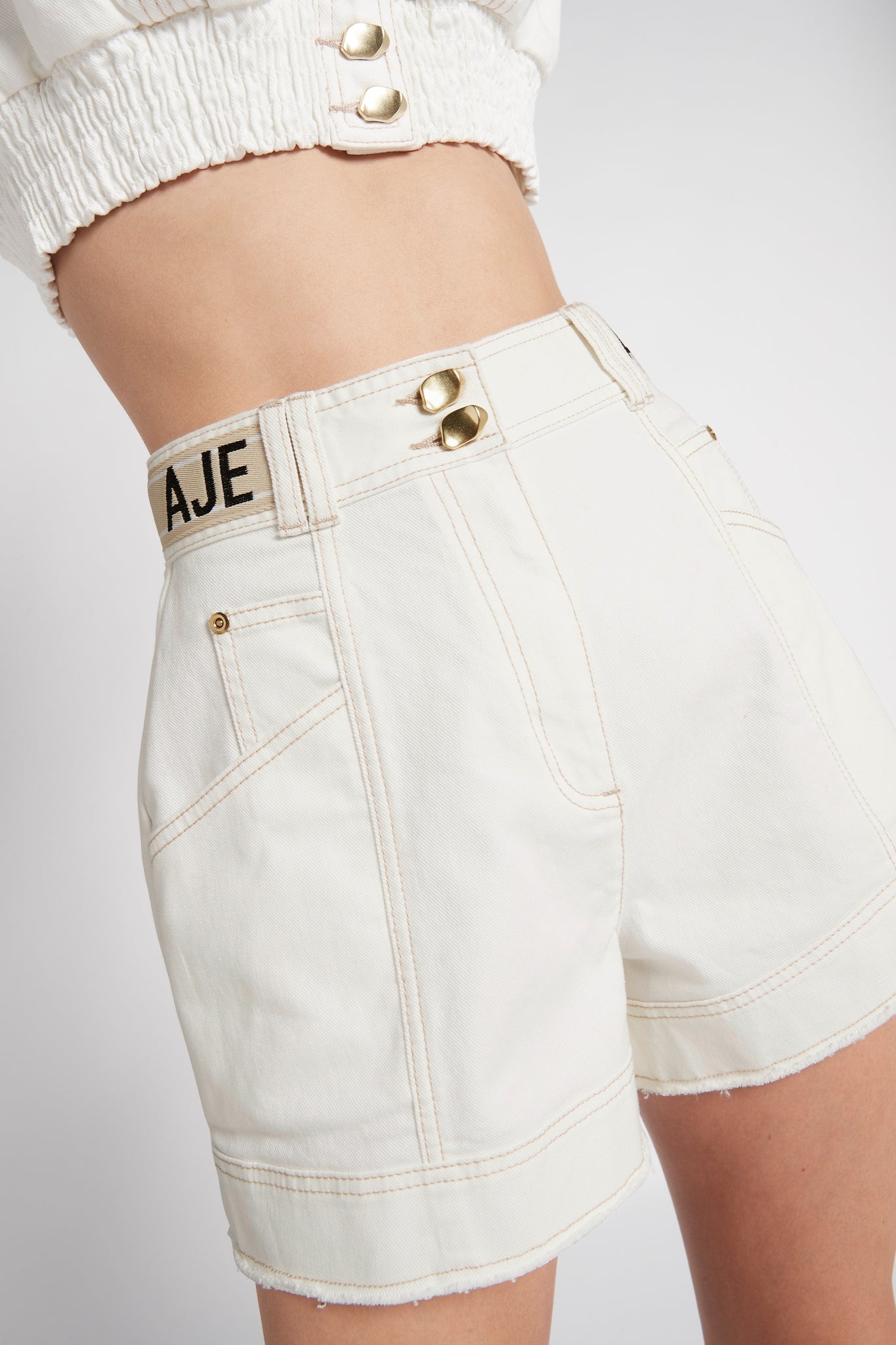 Camellia Denim Short