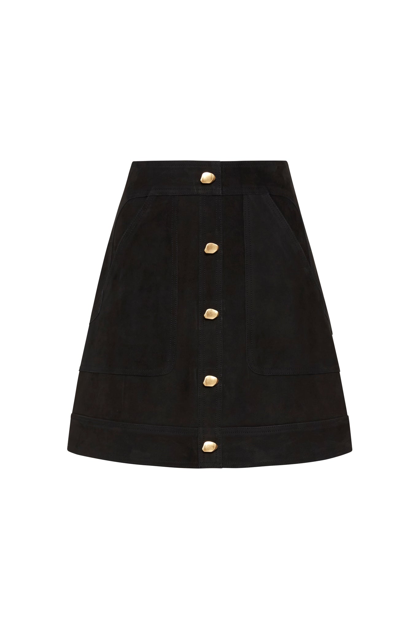 Ivy Leather Mini Skirt