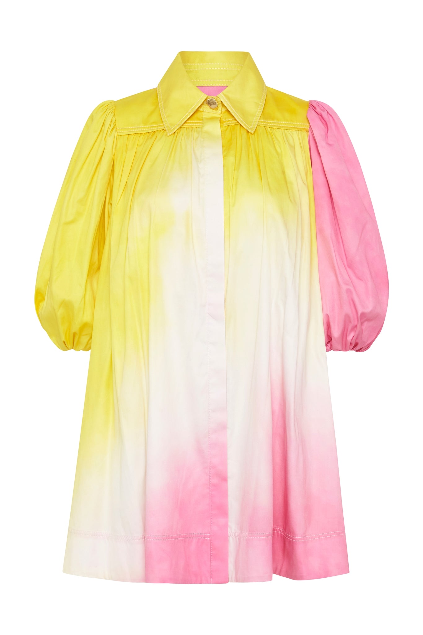 Cloud Burst Smock Mini Dress