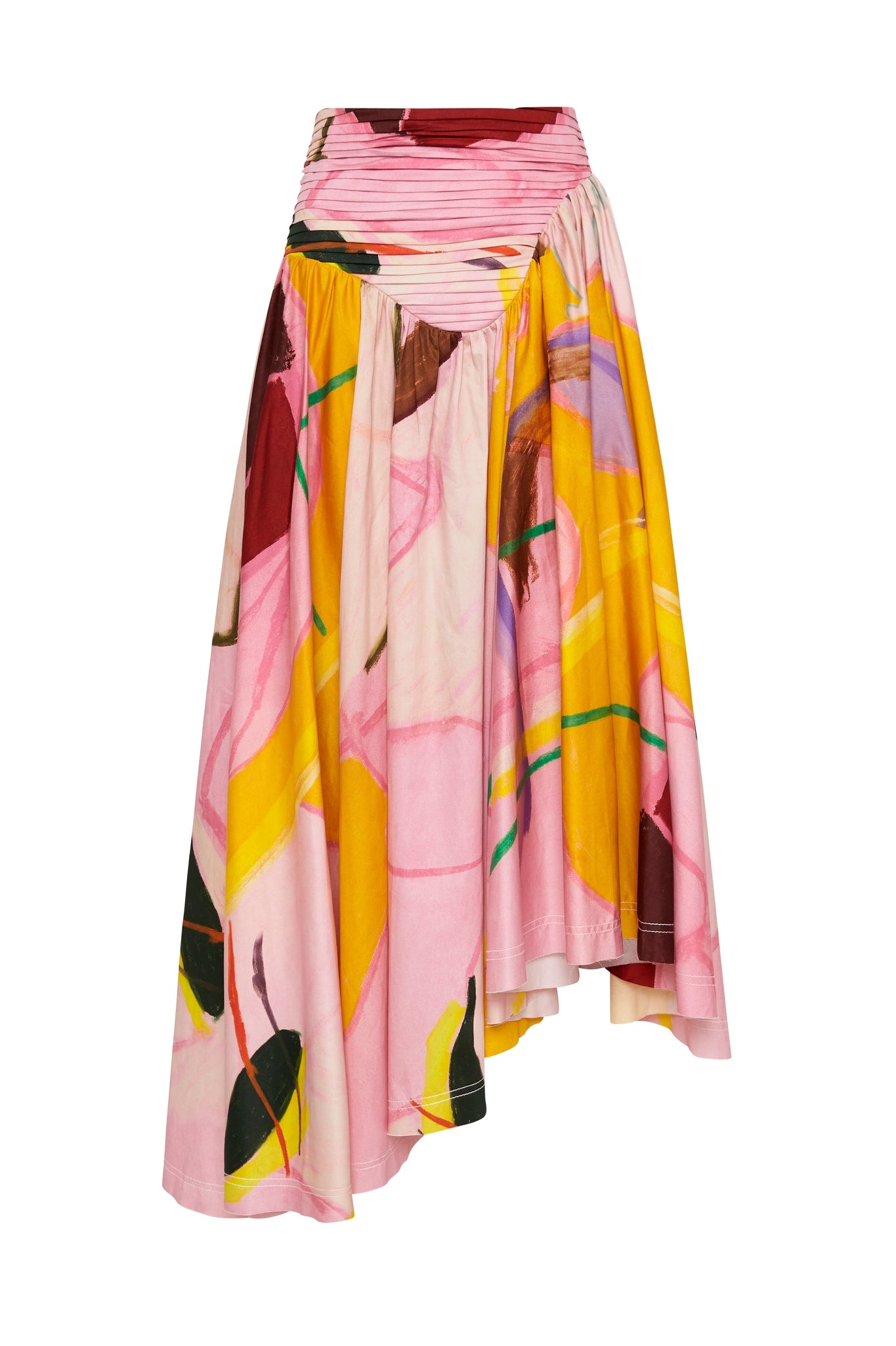 Jolie Asymmetric Midi Skirt