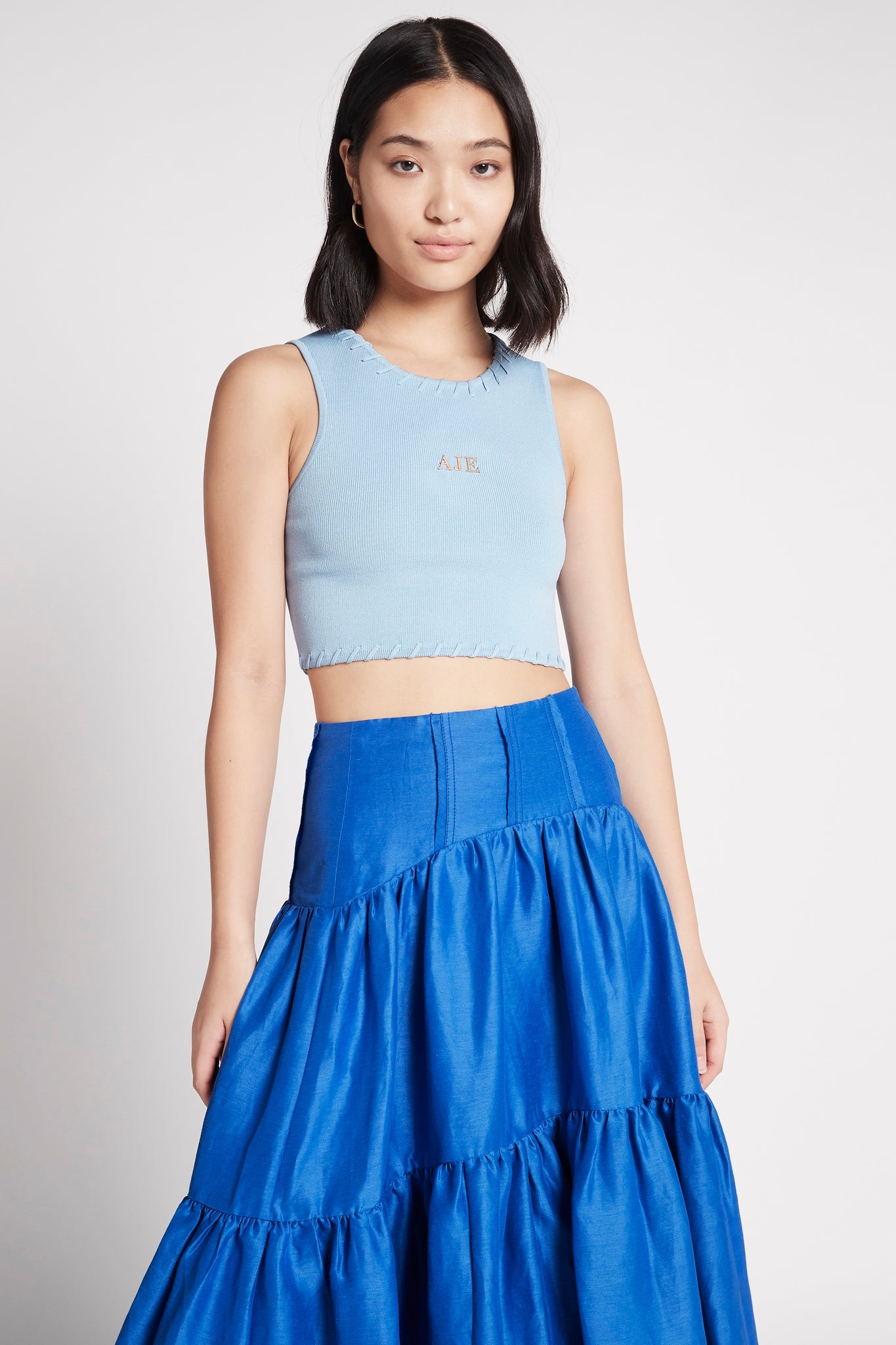 Kai Logo Cropped Knit Tank