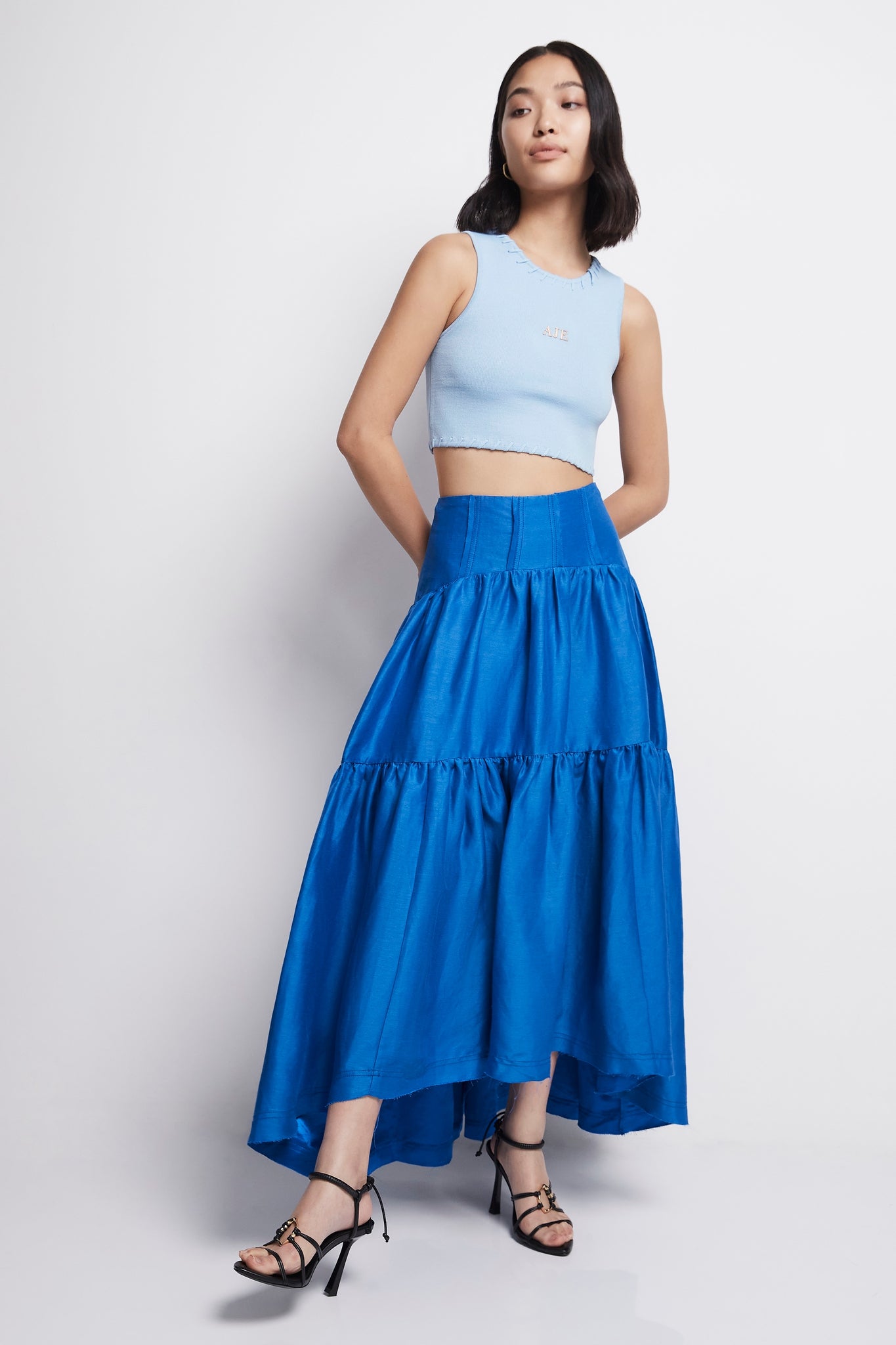 Kai Logo Cropped Knit Tank