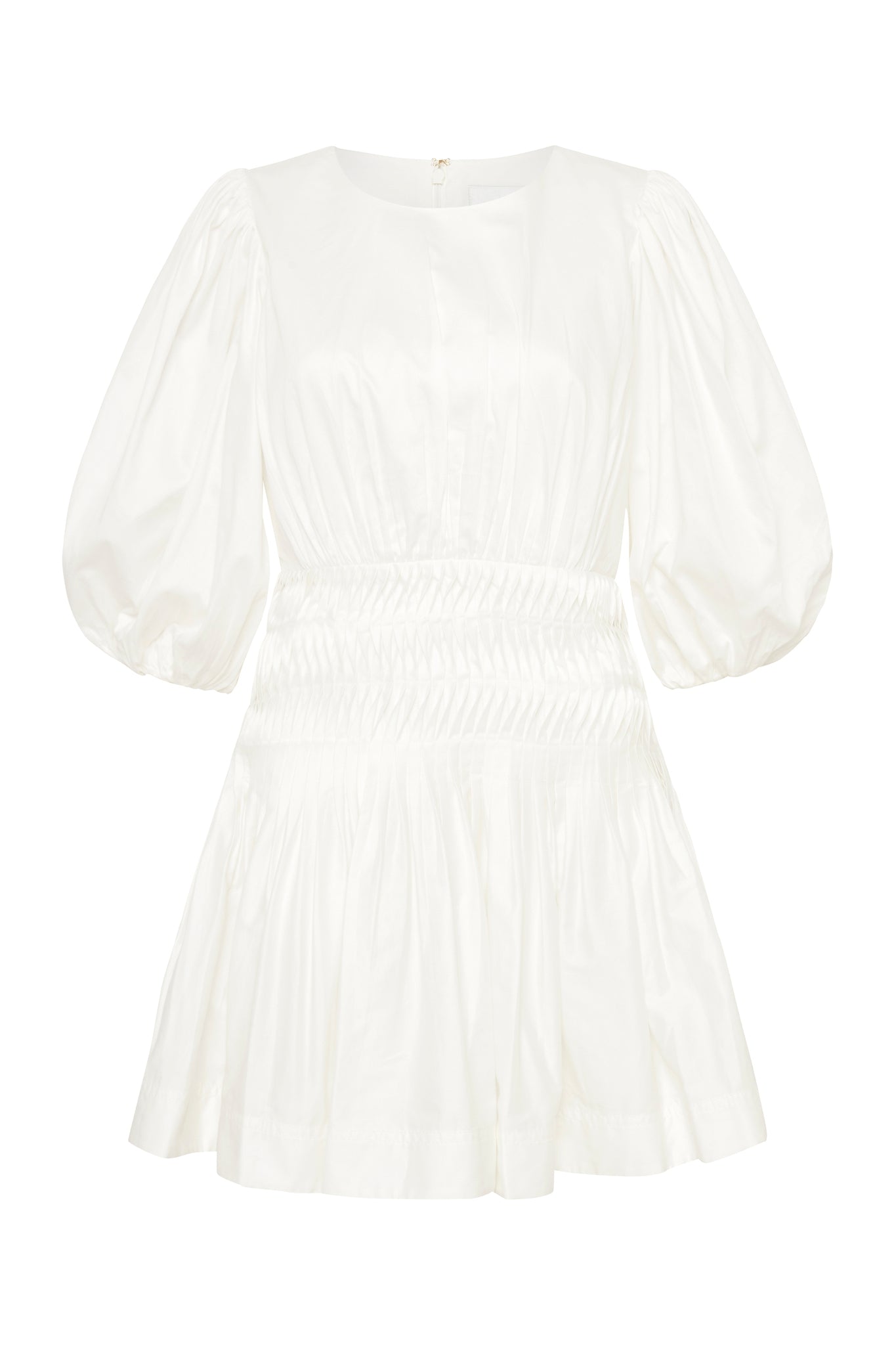 Tidal Tucked Mini Dress