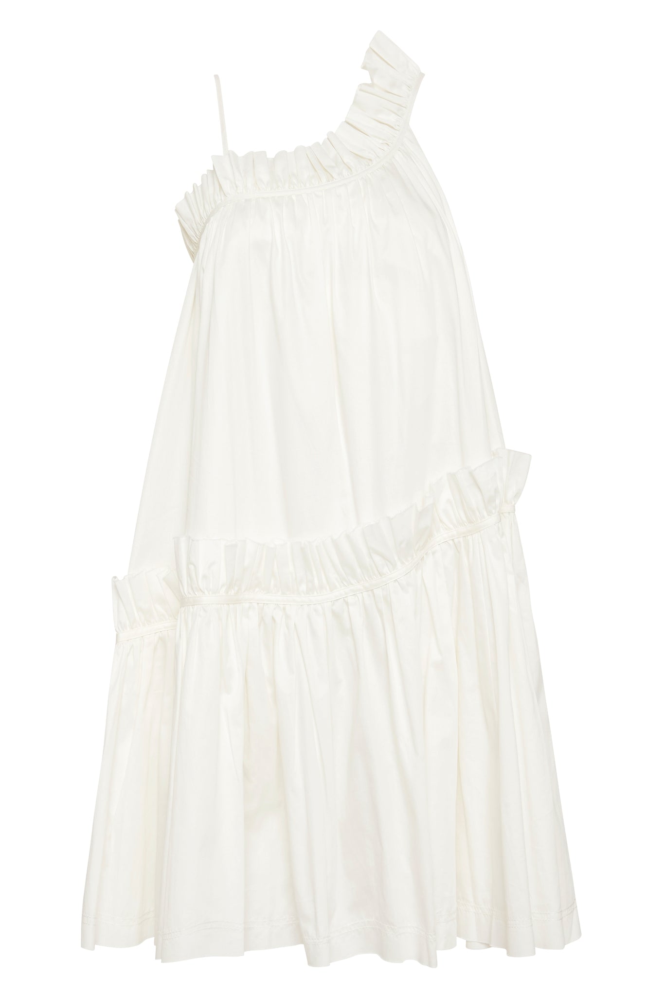 Romance Asymmetric Mini Dress