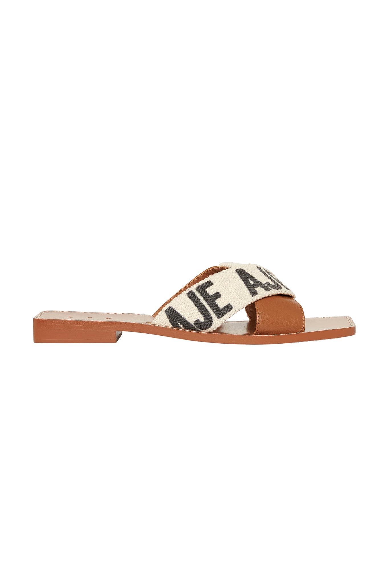 Hydra Knot Leather Logo Sandal