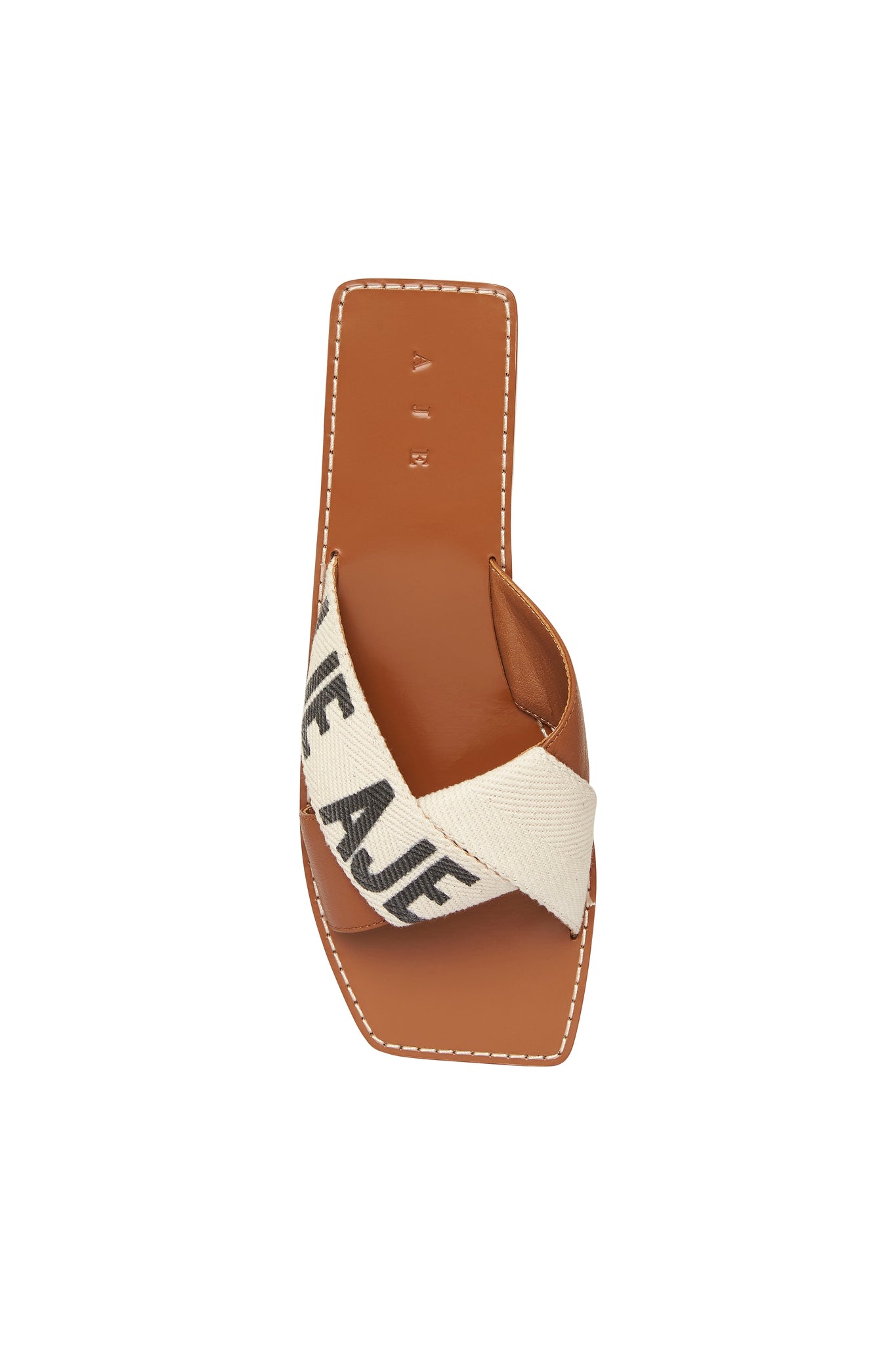 Hydra Knot Leather Logo Sandal