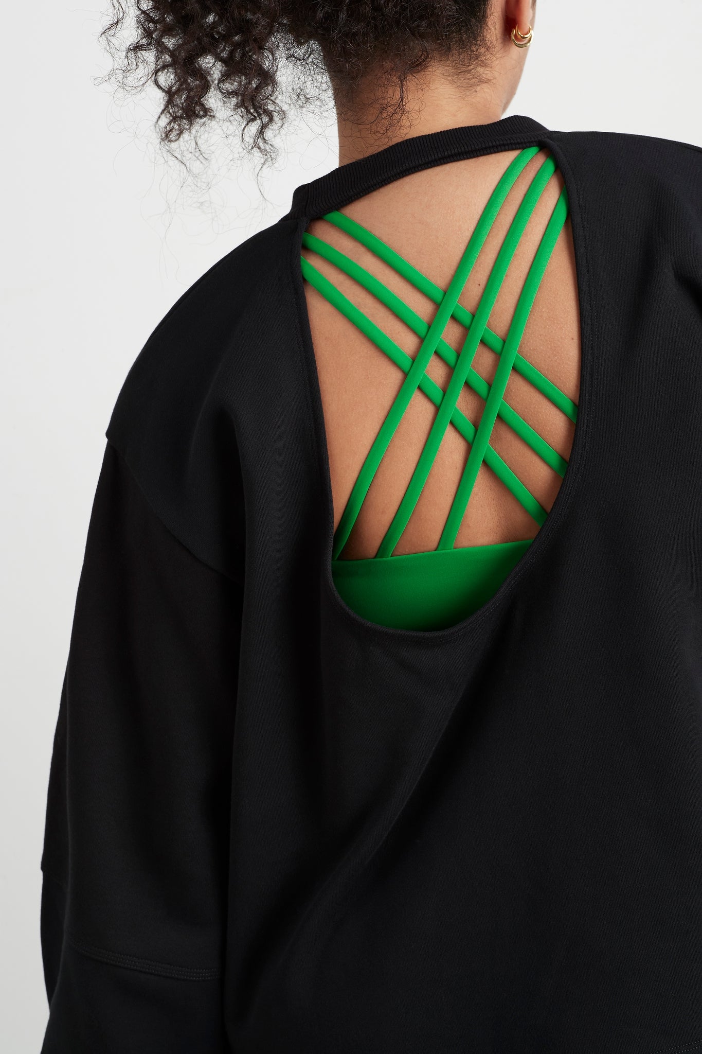 Cut Out Back Crew Jumper 417