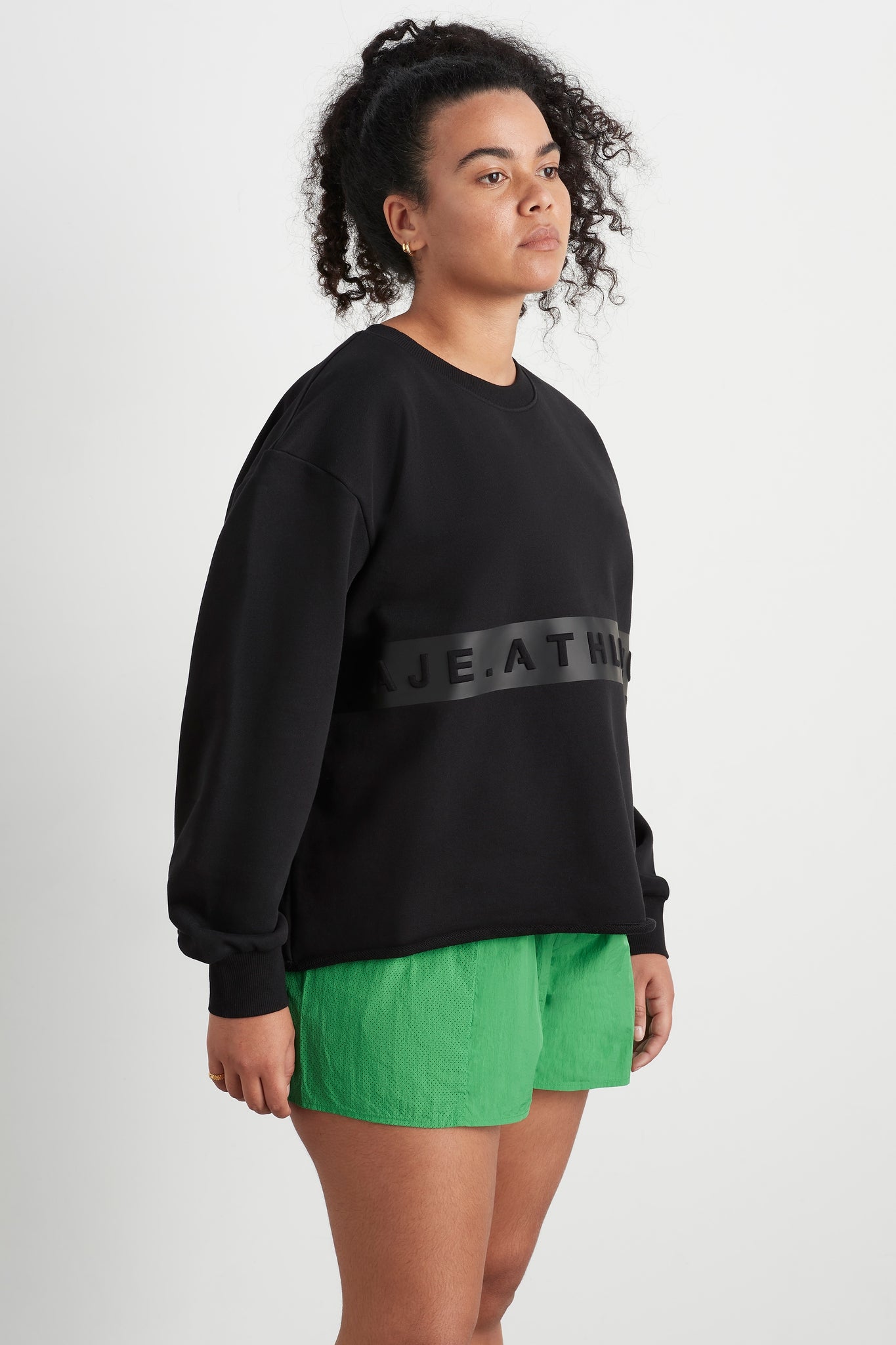 Whipstitch Split Crew Jumper 420
