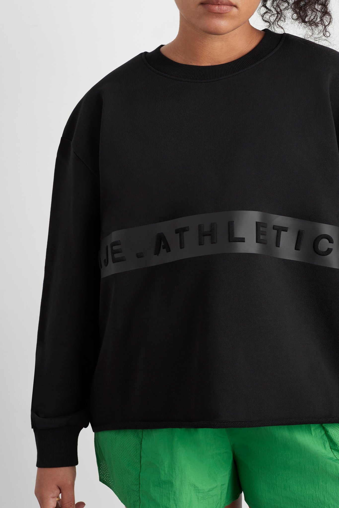 Whipstitch Split Crew Jumper 420