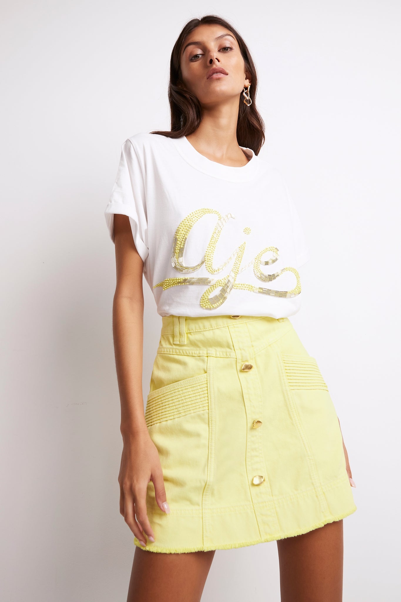 Como Denim Mini Skirt