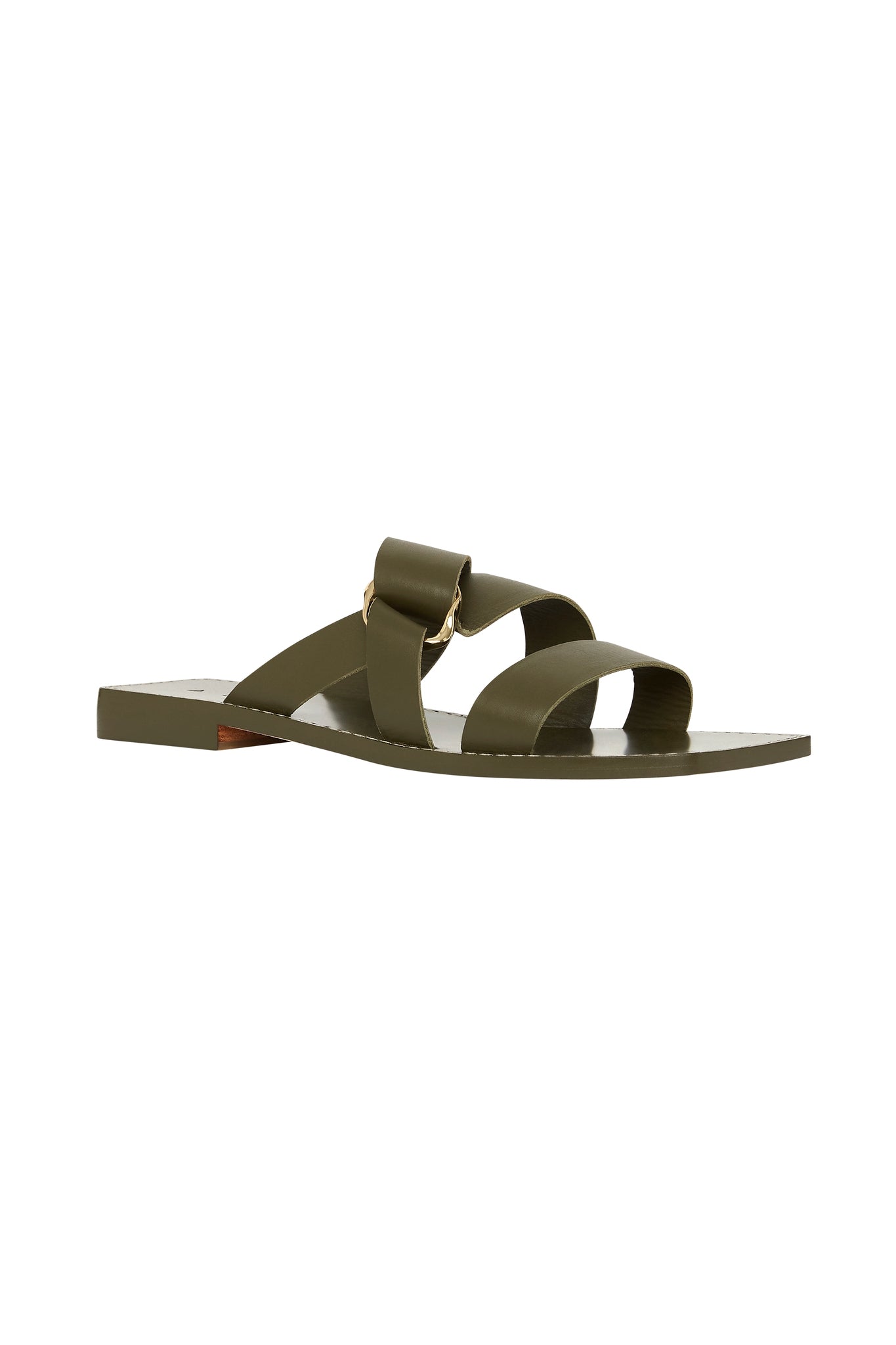 Oasis Strap Leather Ring Sandal