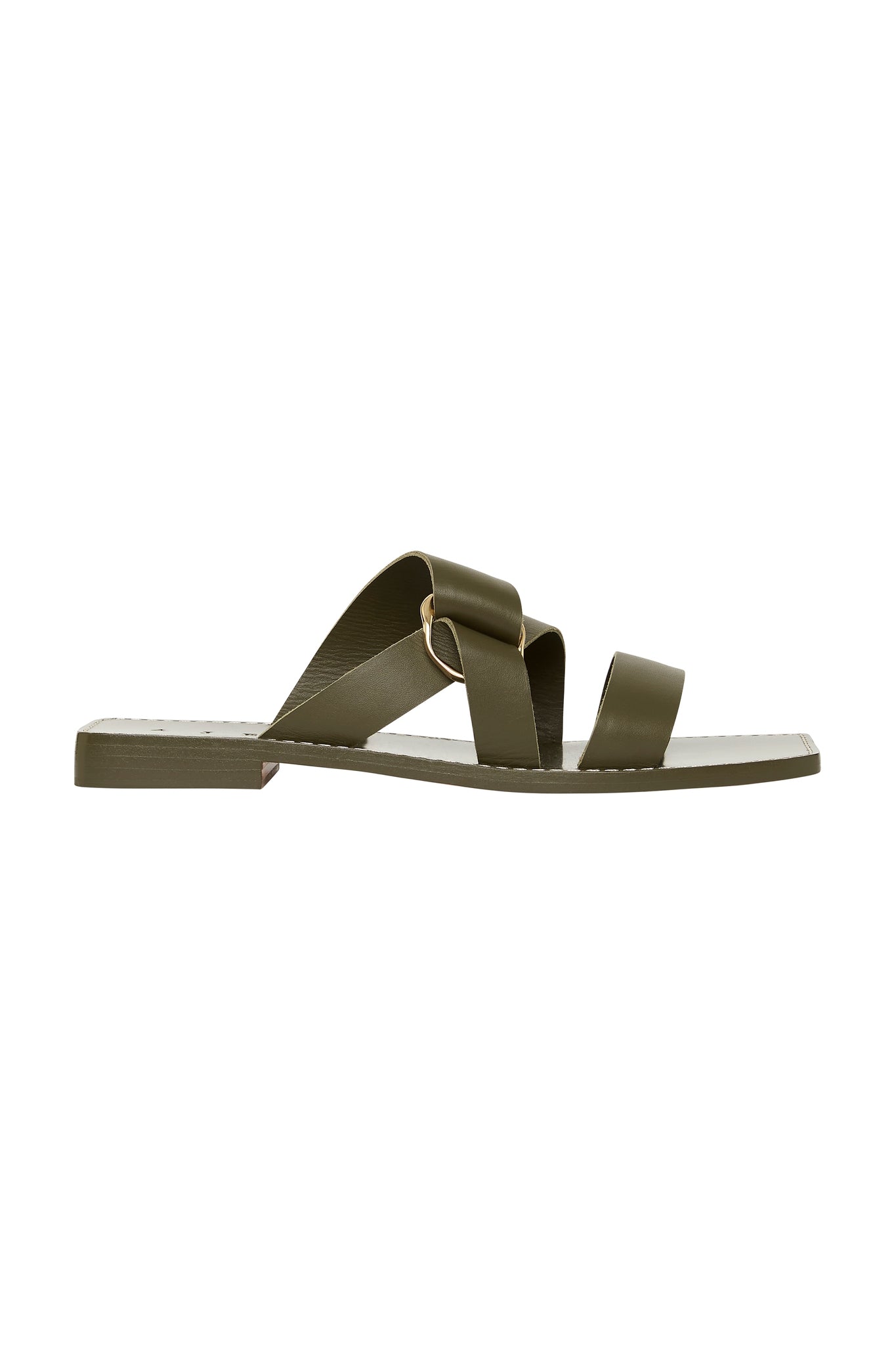 Oasis Strap Leather Ring Sandal