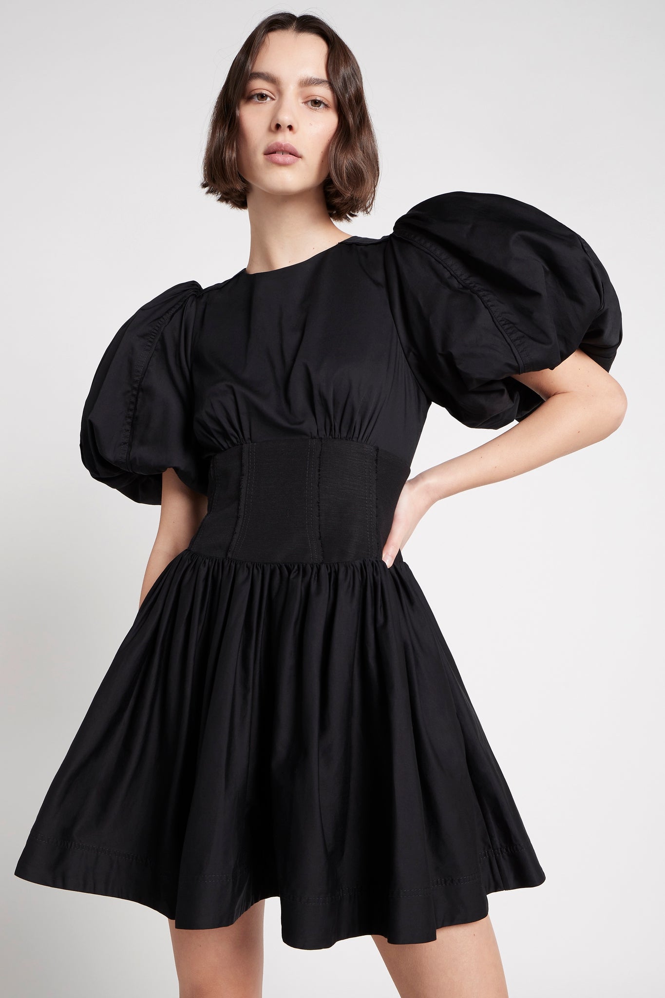 Gianna Puff Sleeve Mini Dress