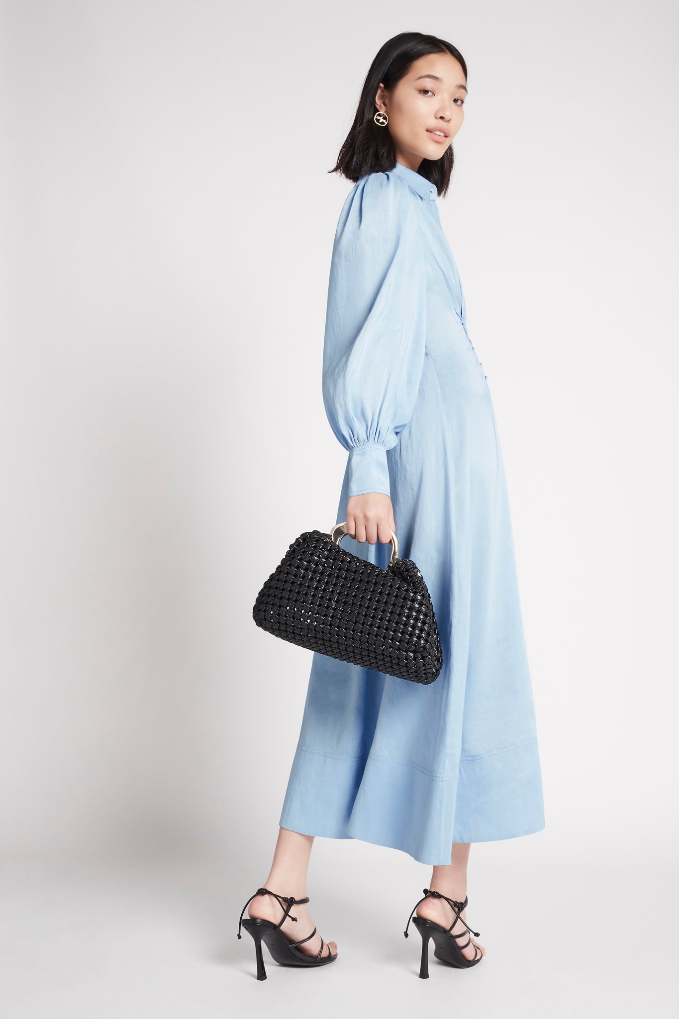 Ephemera Lace-Up Shirt Dress