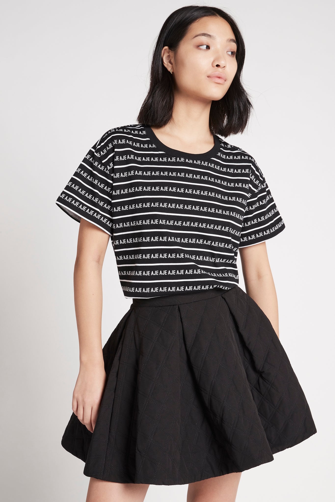 Promise Quilted Mini Skirt