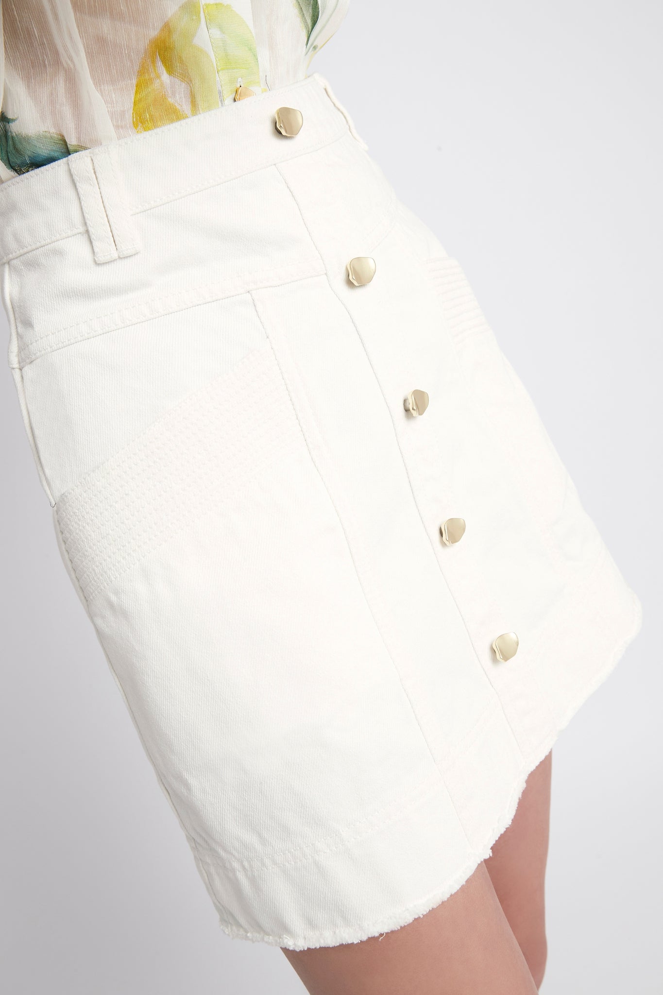 Como Denim Mini Skirt