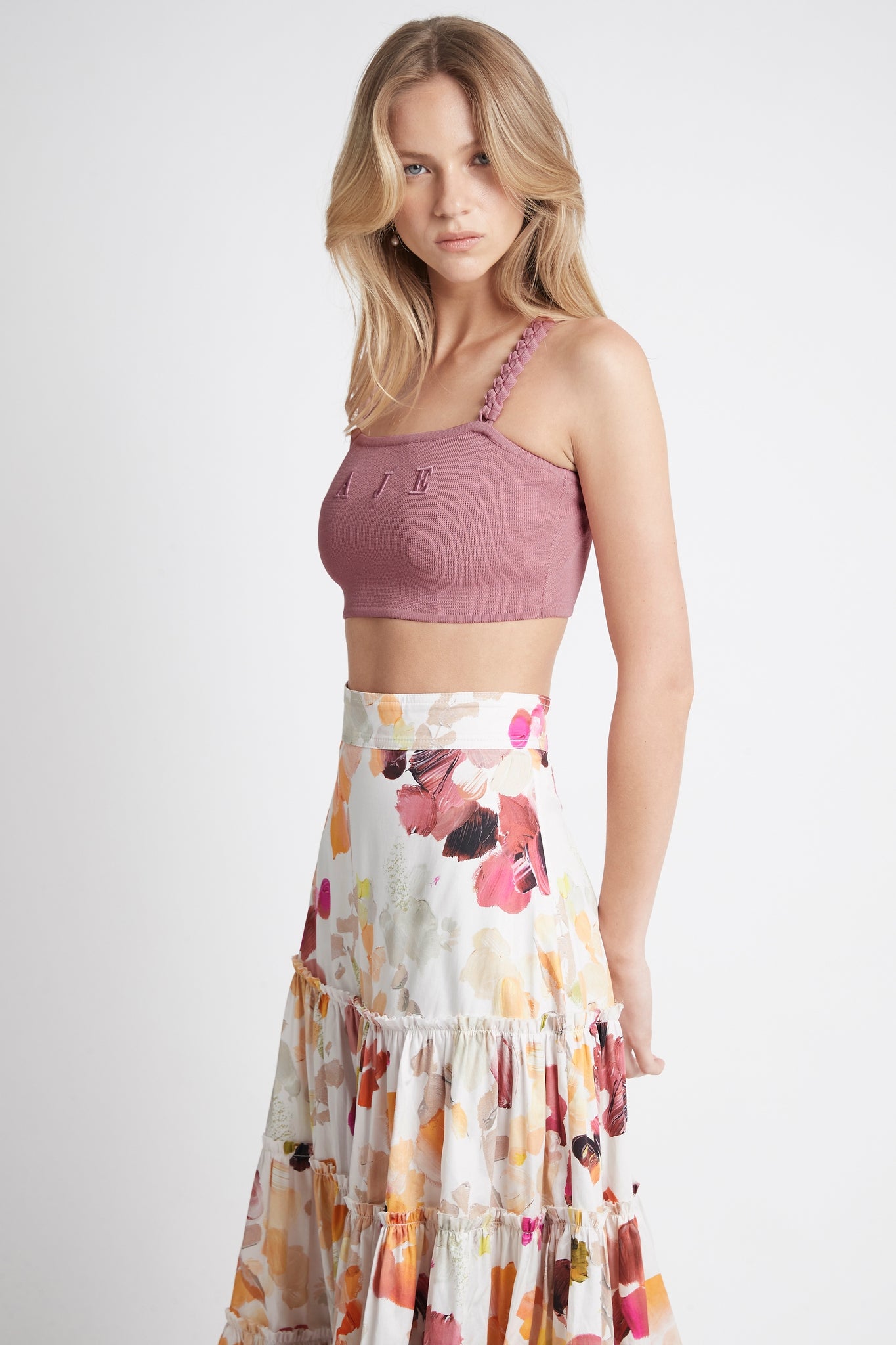 Livadi Braided Knit Top