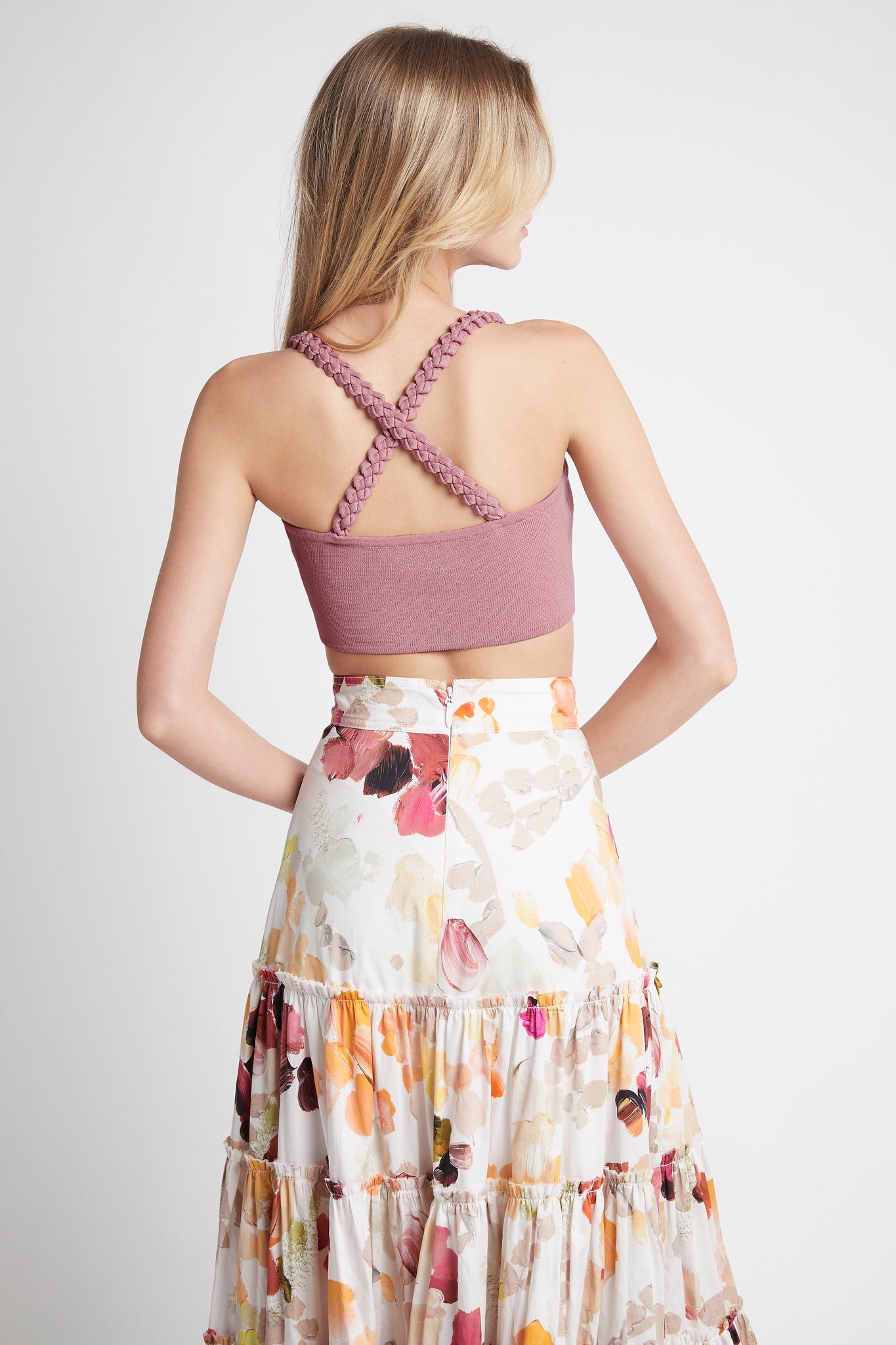 Livadi Braided Knit Top