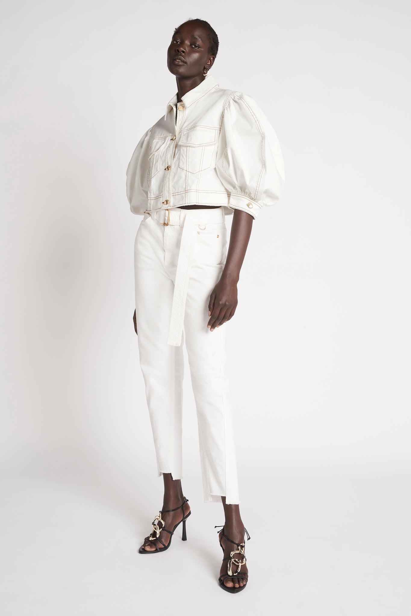 Bianca Denim Belted Jean