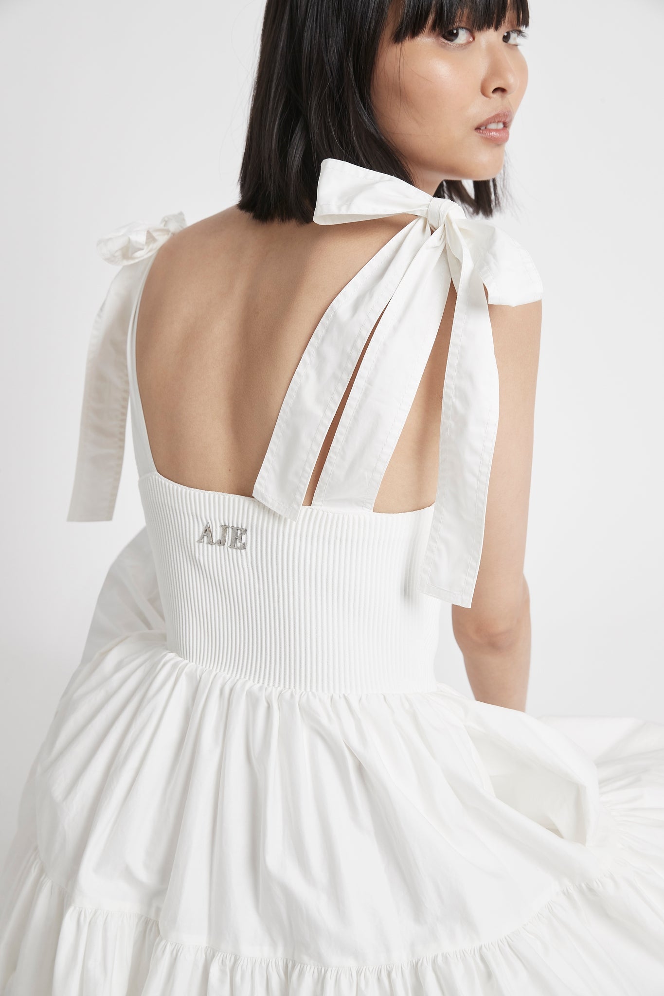 Casa Tiered Knit Midi Dress