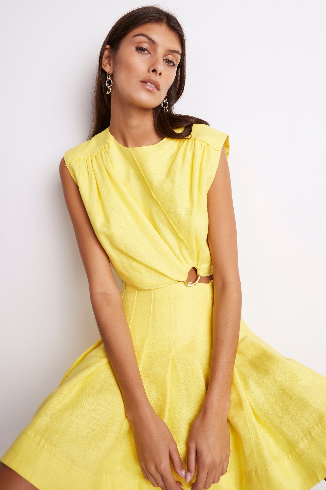 Byblos Ring Cropped Top
