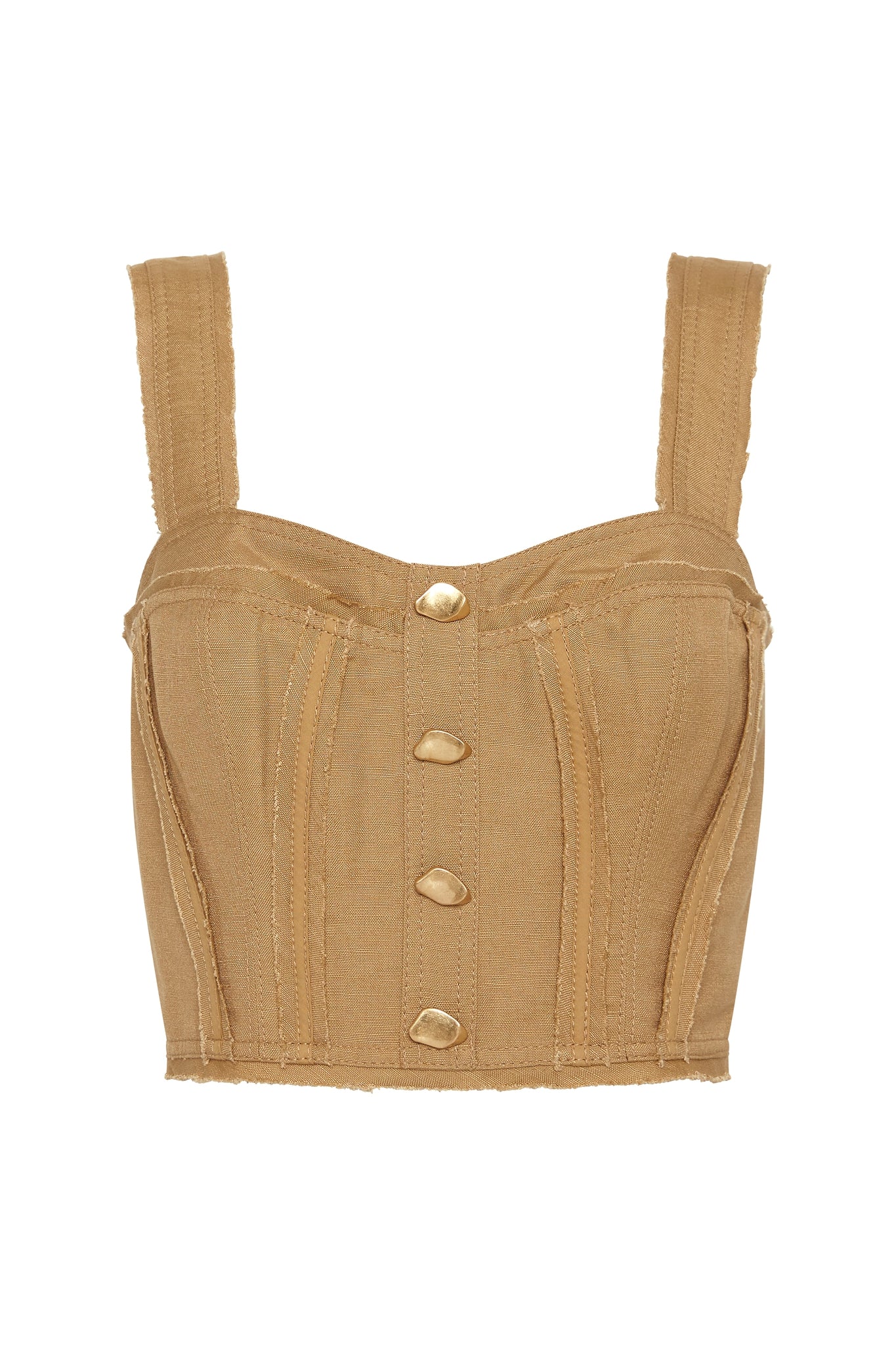 Milos Bustier Cropped Top