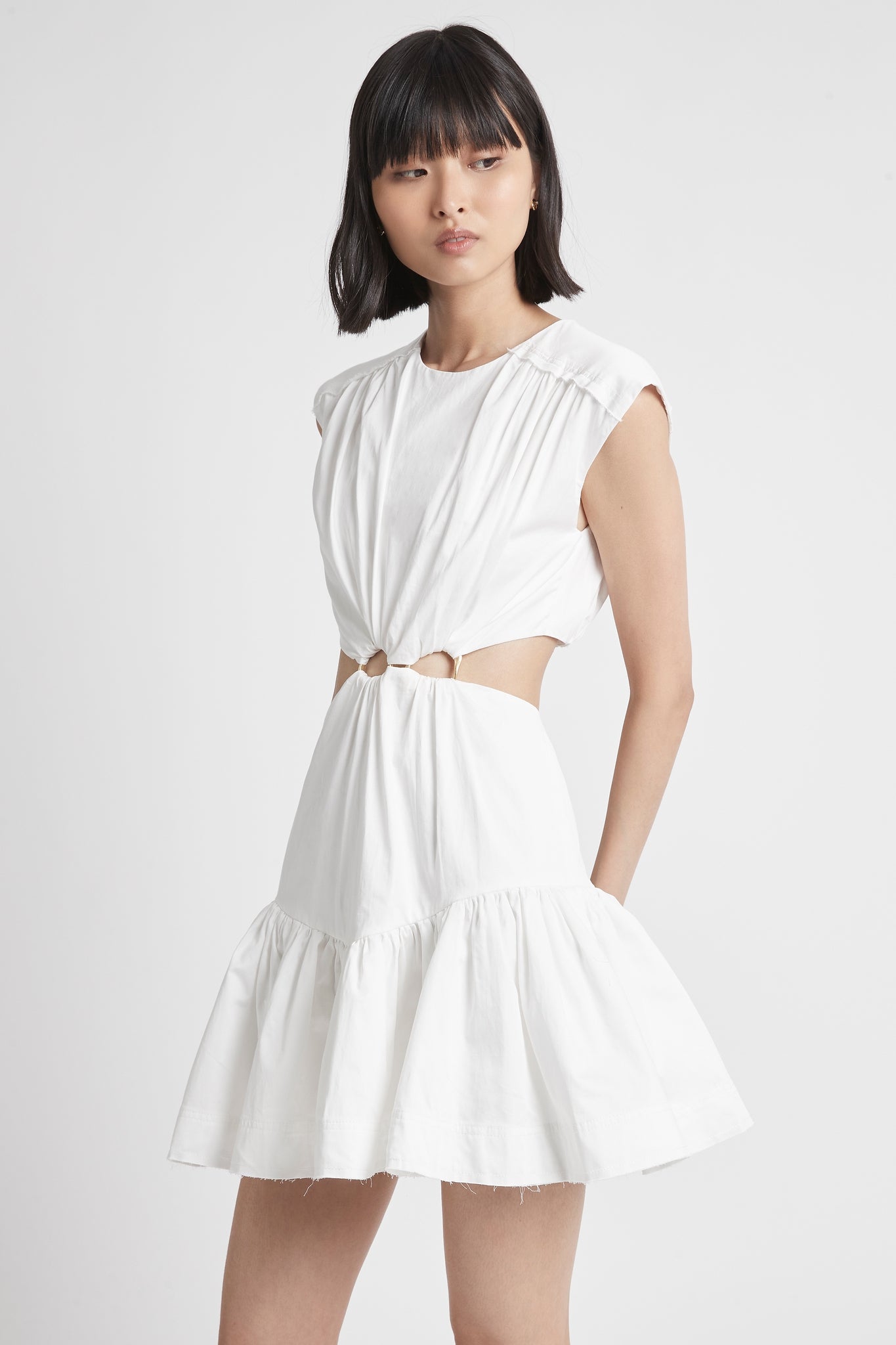 Solstice Cut Out Ring Mini Dress