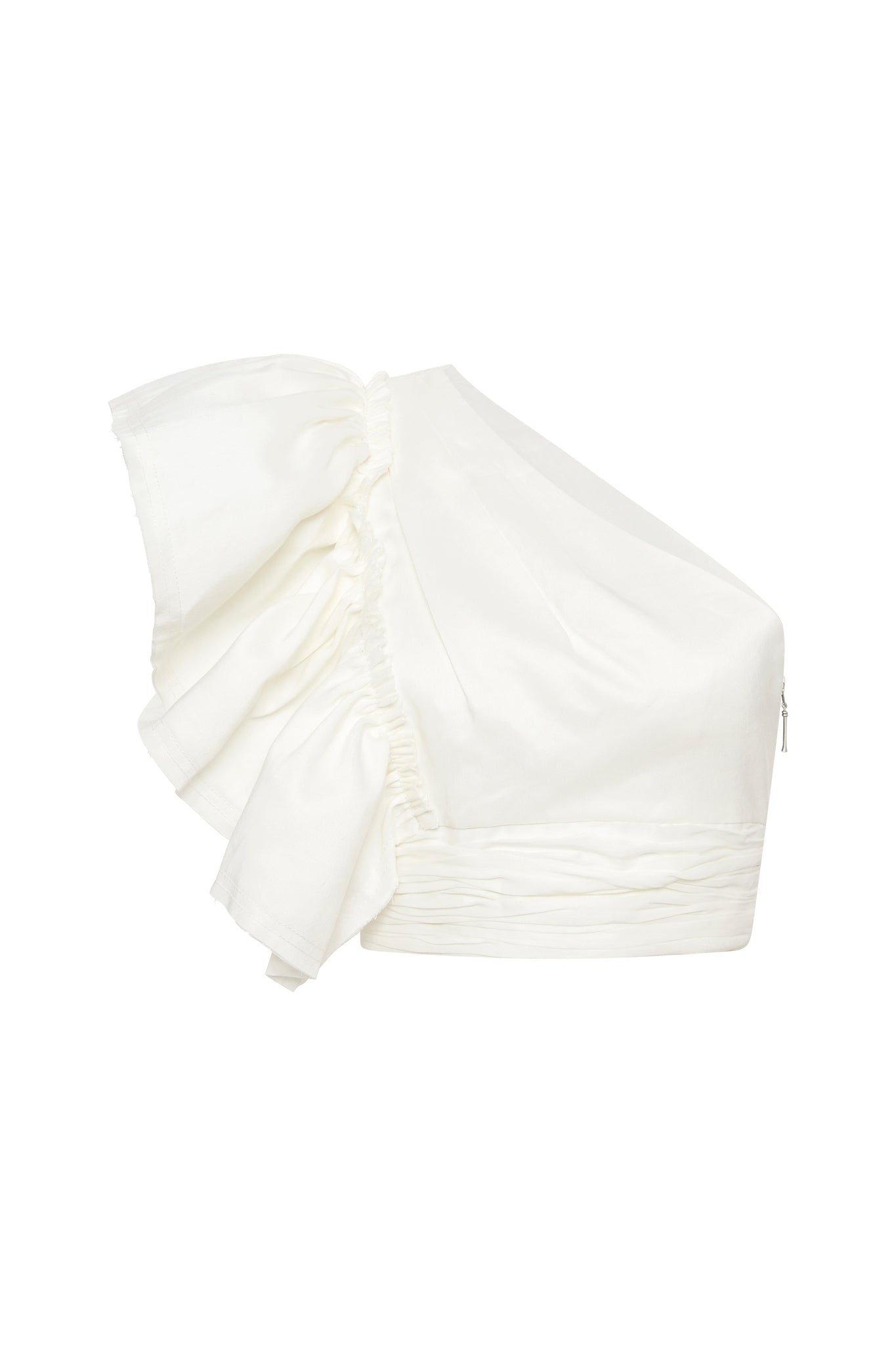 Bonjour One Shoulder Frill Top