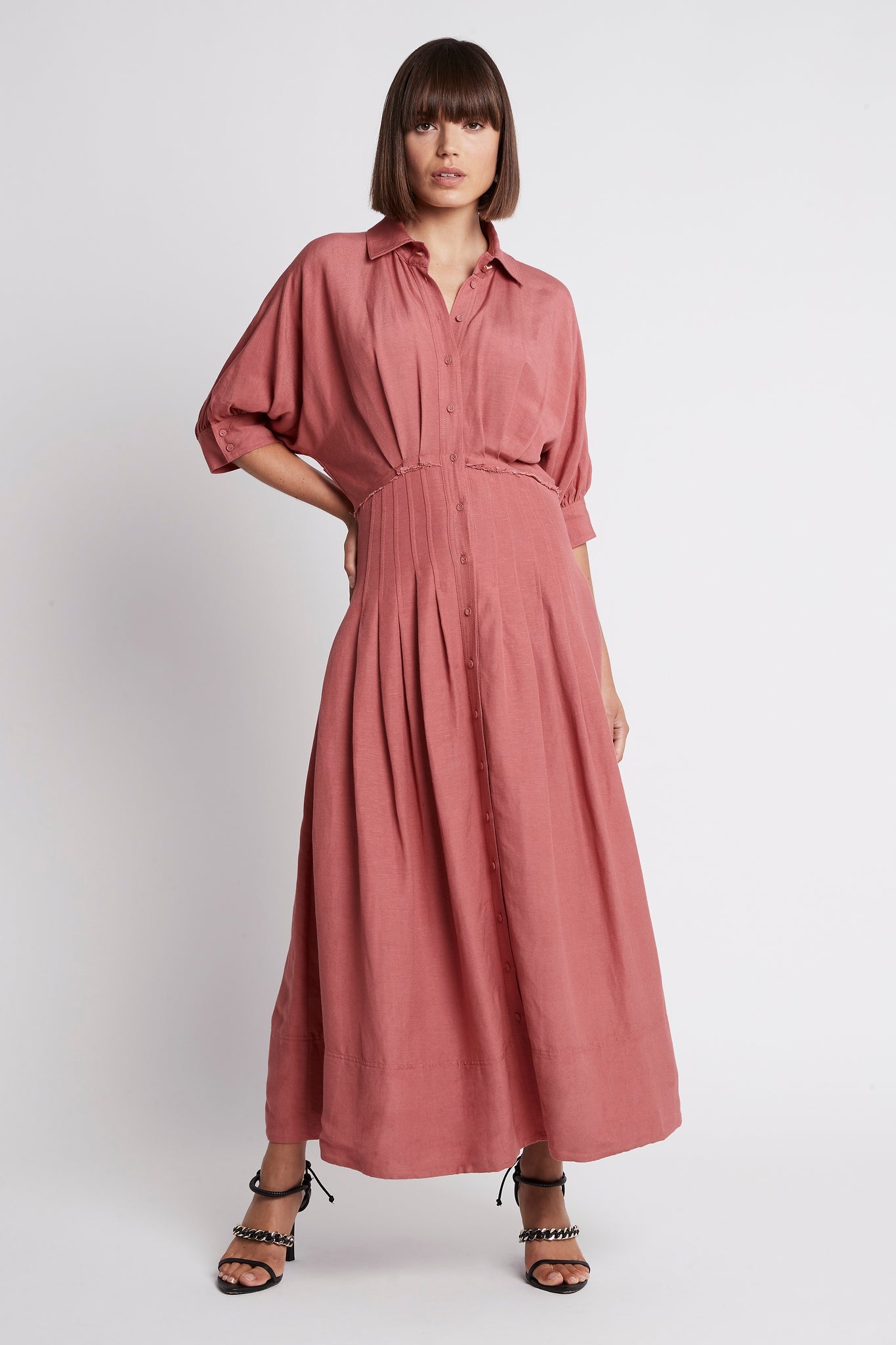 Nova Shirt Midi Dress