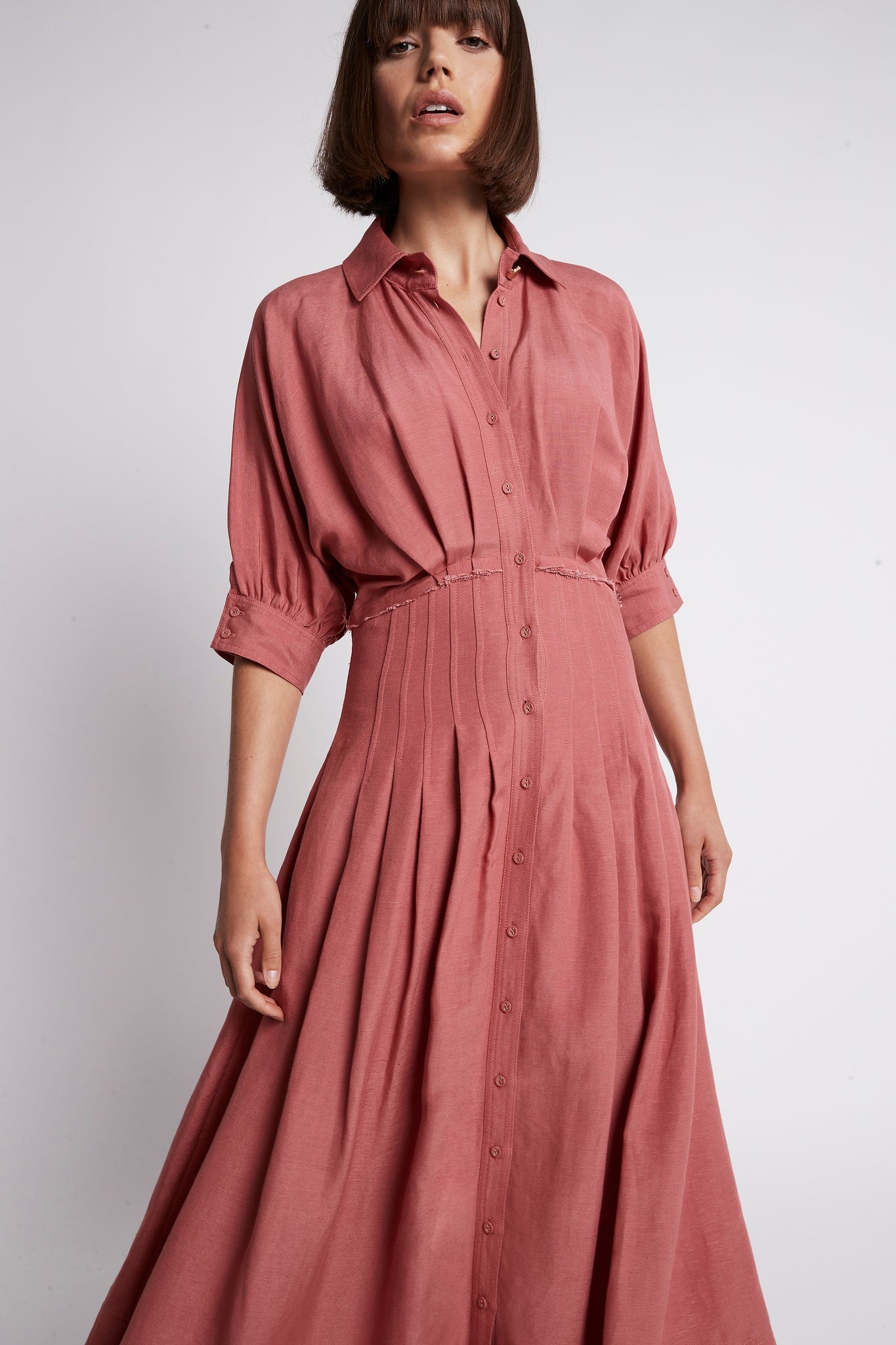 Nova Shirt Midi Dress