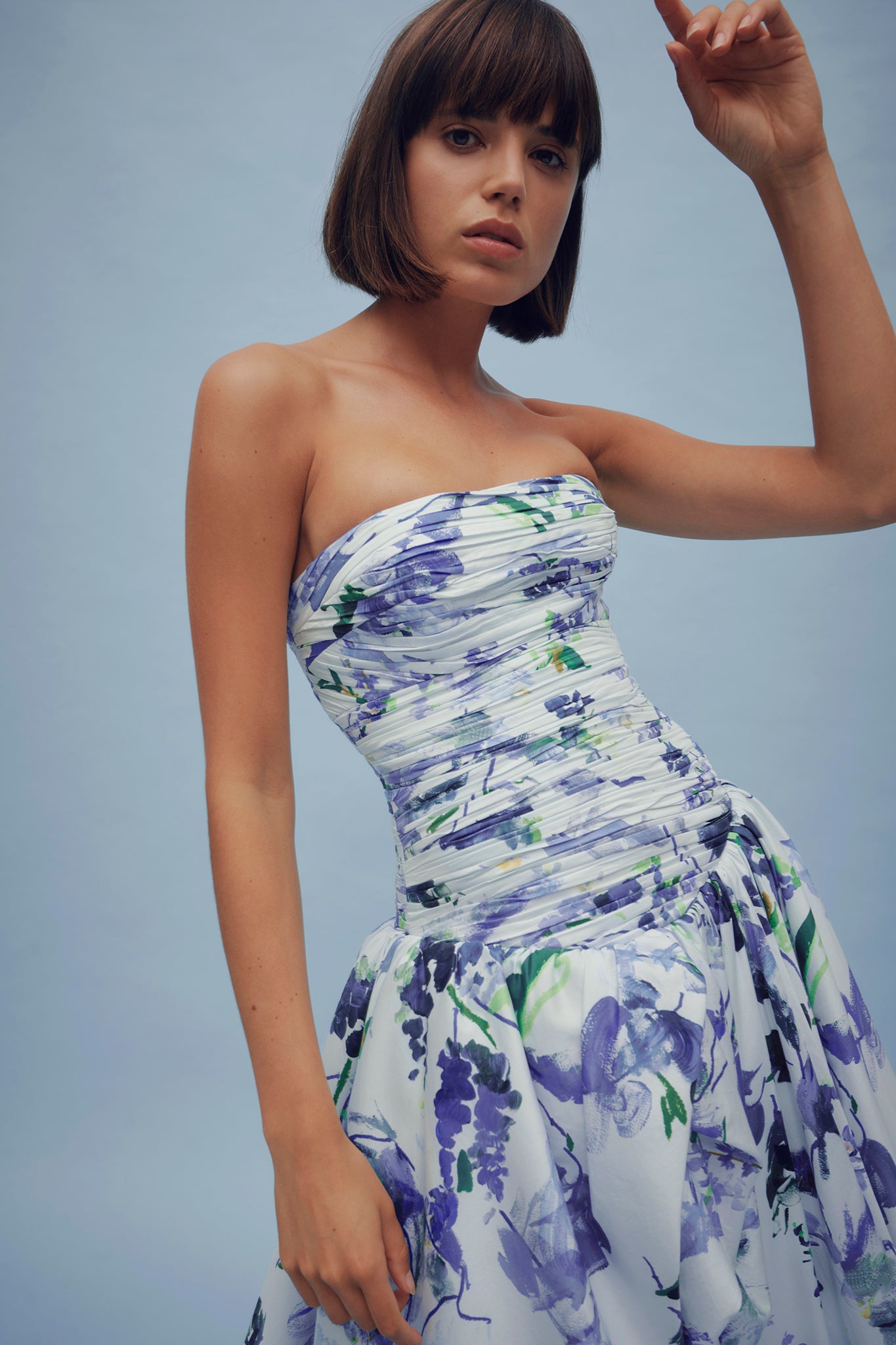 Violette Bubble Hem Maxi Dress