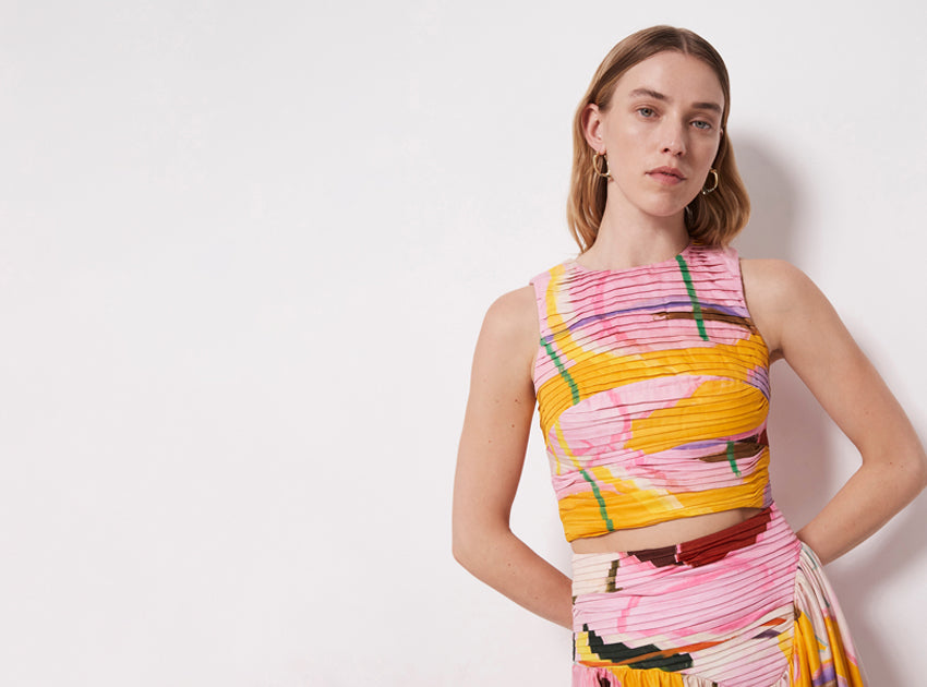 Palette Ruched Top