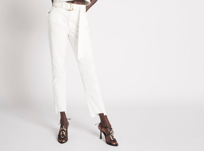Bianca Denim Belted Jean